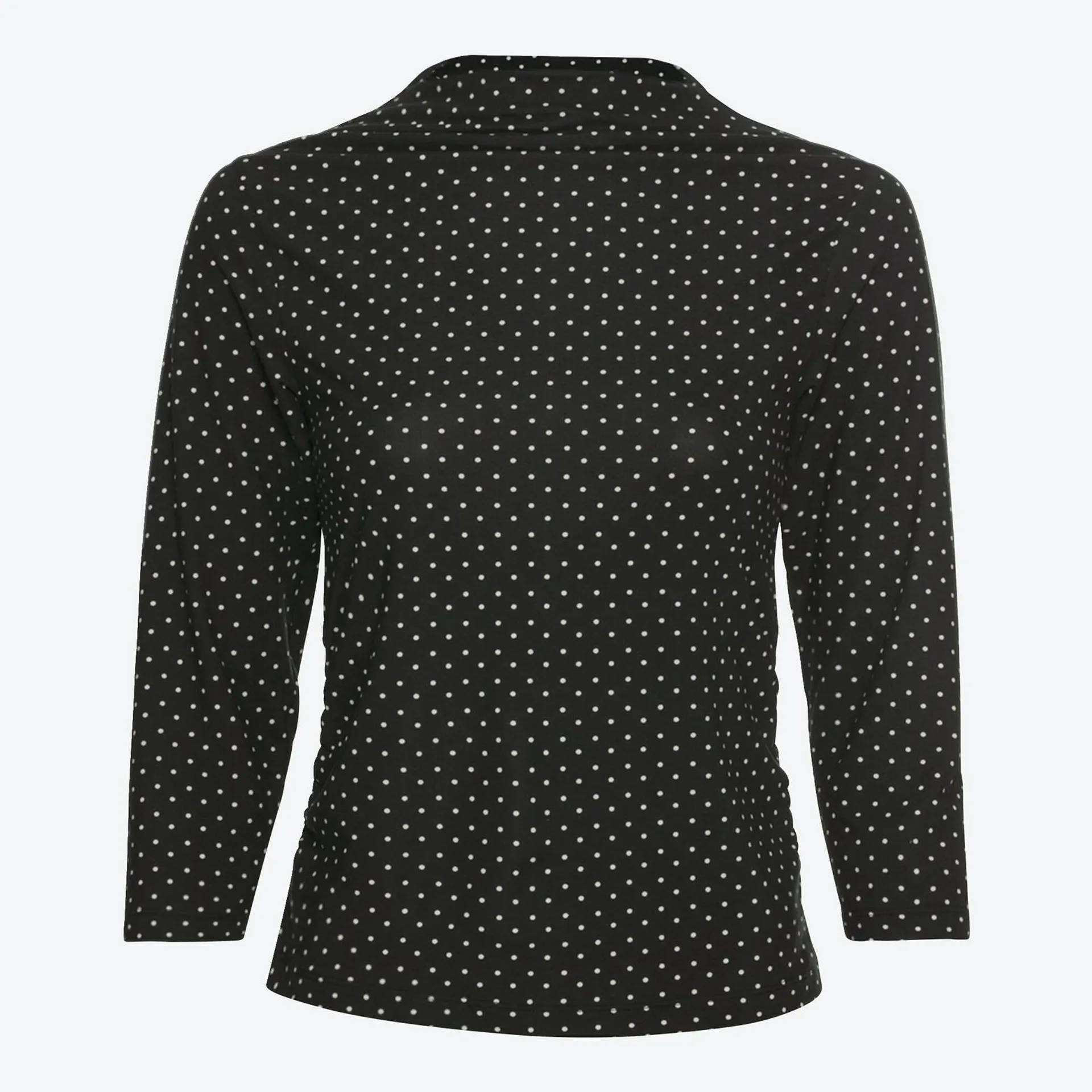 Damen-Langarmshirt mit Raffungen