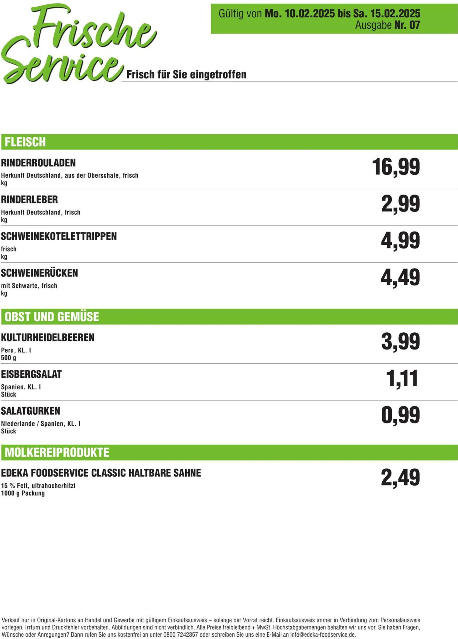 Handelshof von 7. Februar bis 21. Februar 2025 - Prospekt seite 1