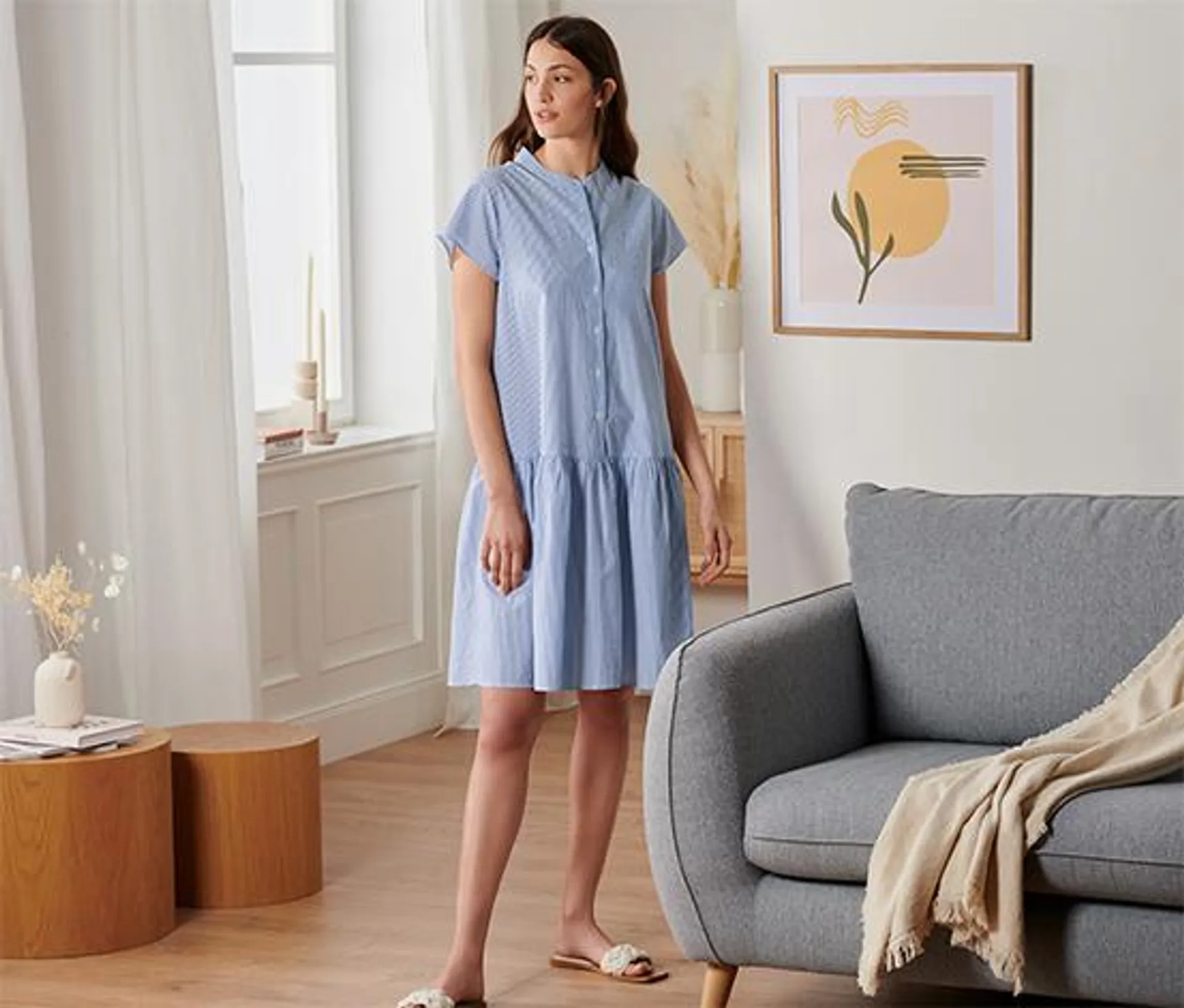 Seersucker-Kleid