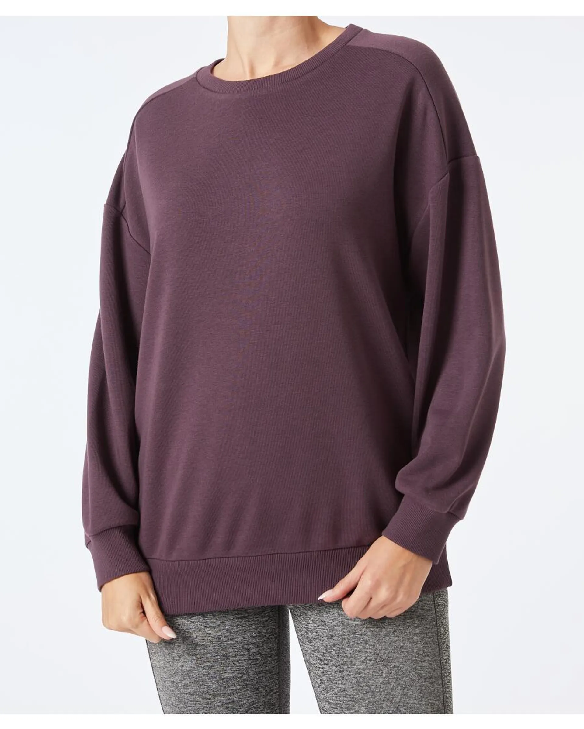 Sport-Sweatshirt in Lila