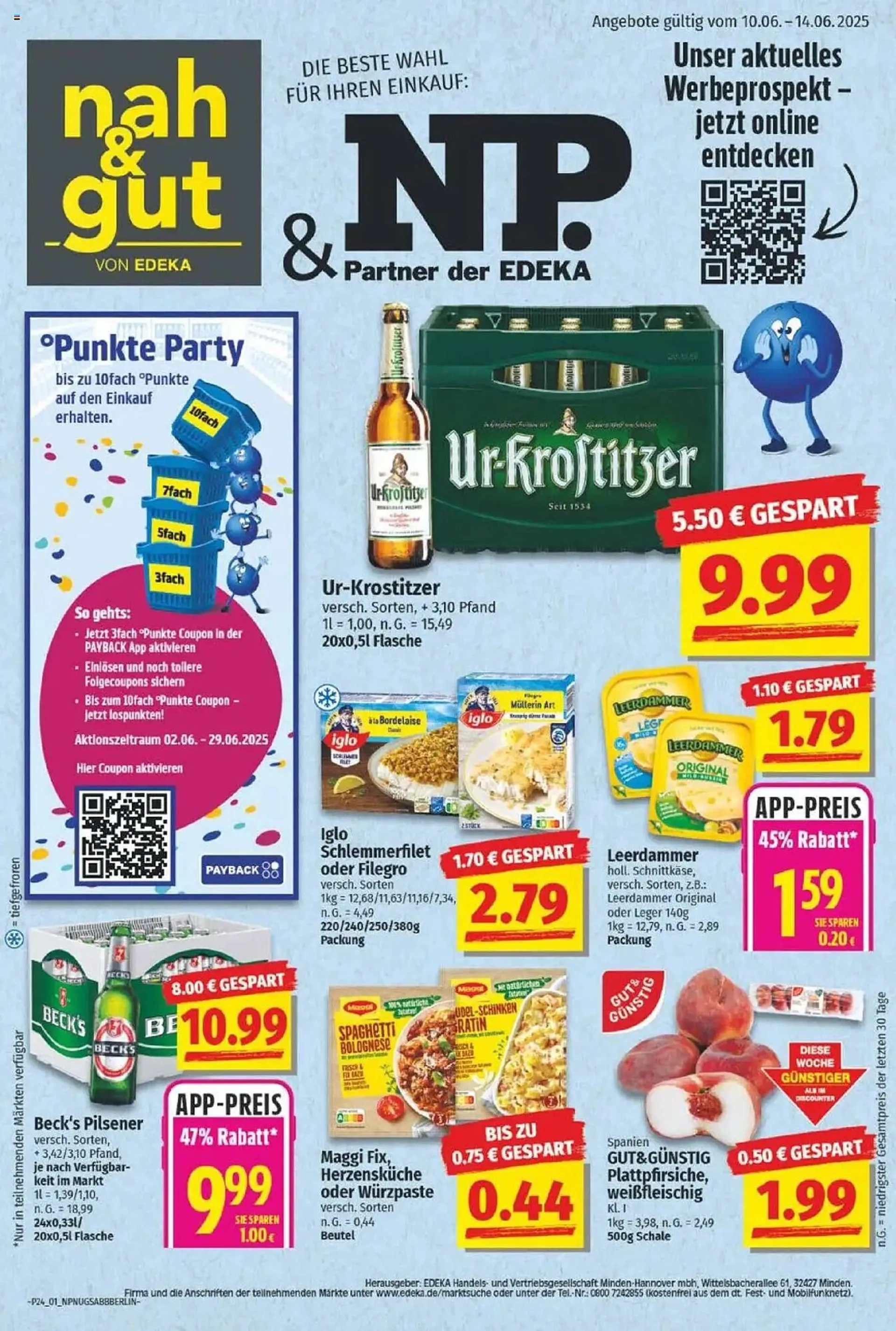 NP Discount Prospekt von 8. Juni bis 14. Juni 2025 - Prospekt seite 1