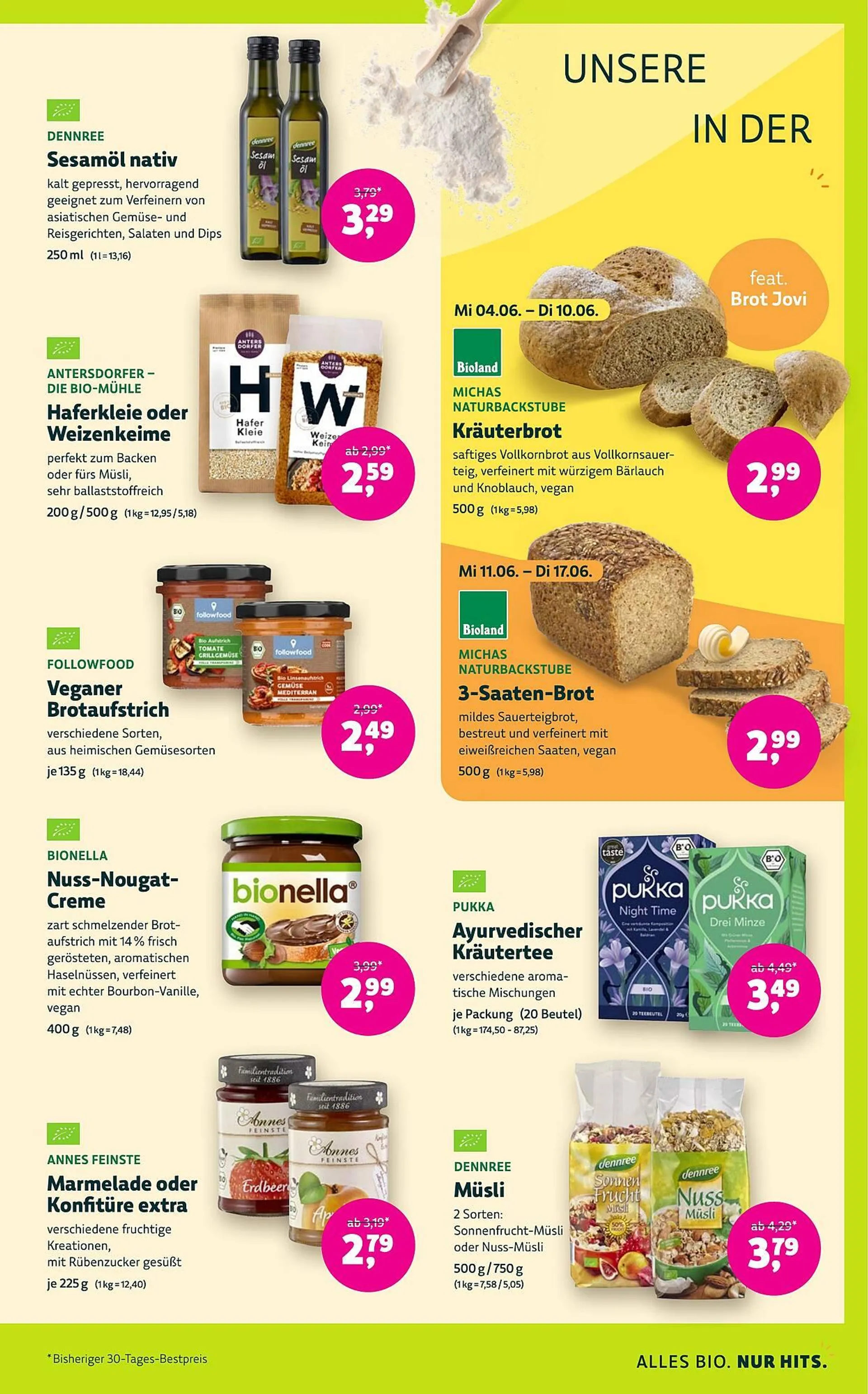 Landmann's Biomarkt Prospekt von 4. Juni bis 17. Juni 2025 - Prospekt seite 9