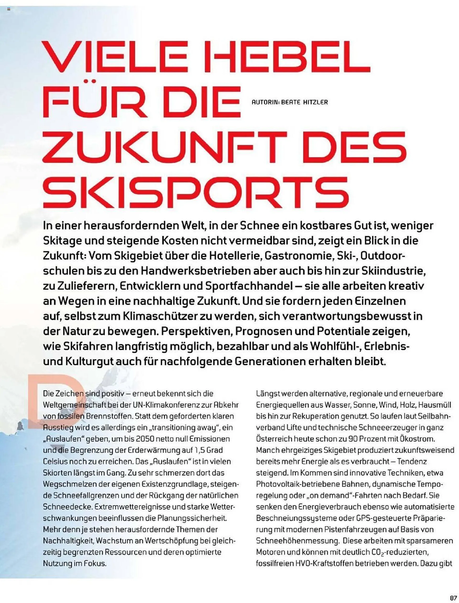 Sport 2000 Prospekt von 2. Oktober bis 31. März 2025 - Prospekt seite 87