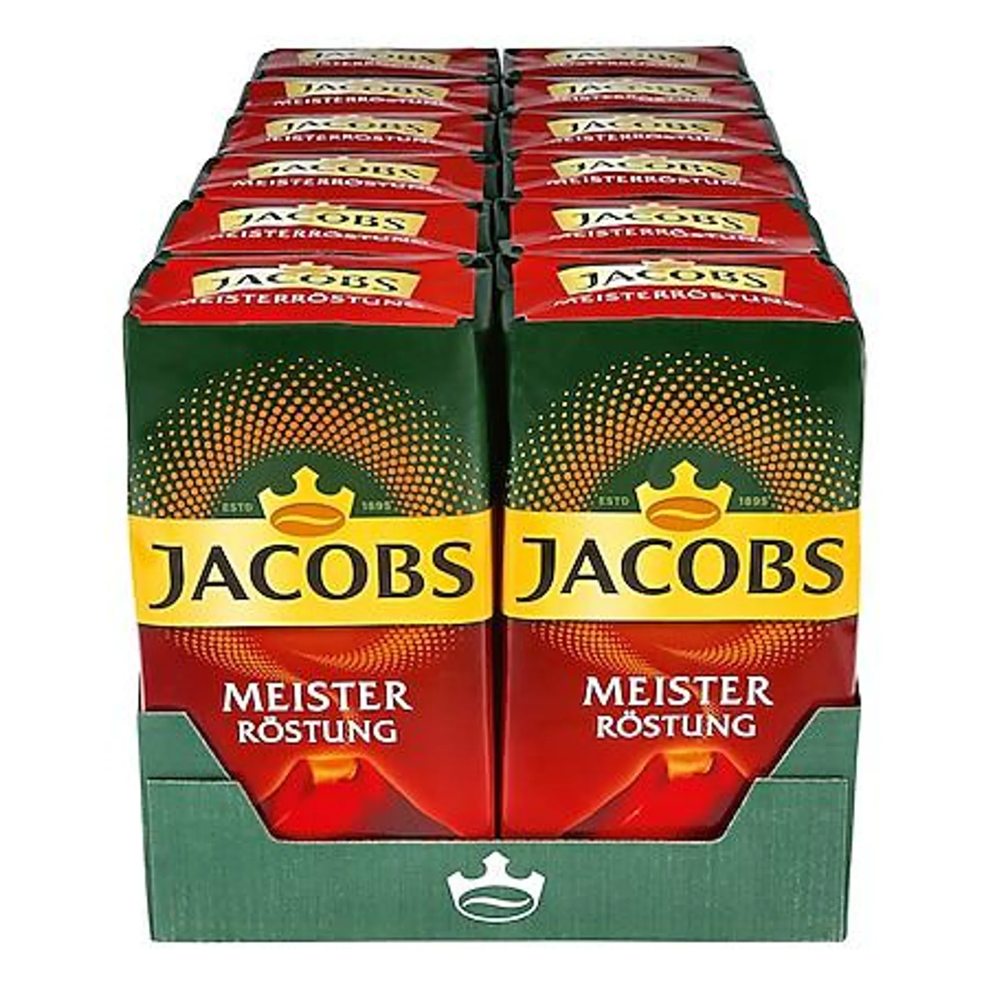 Jacobs Kaffee Meisterröstung 500 g, 12er Pack