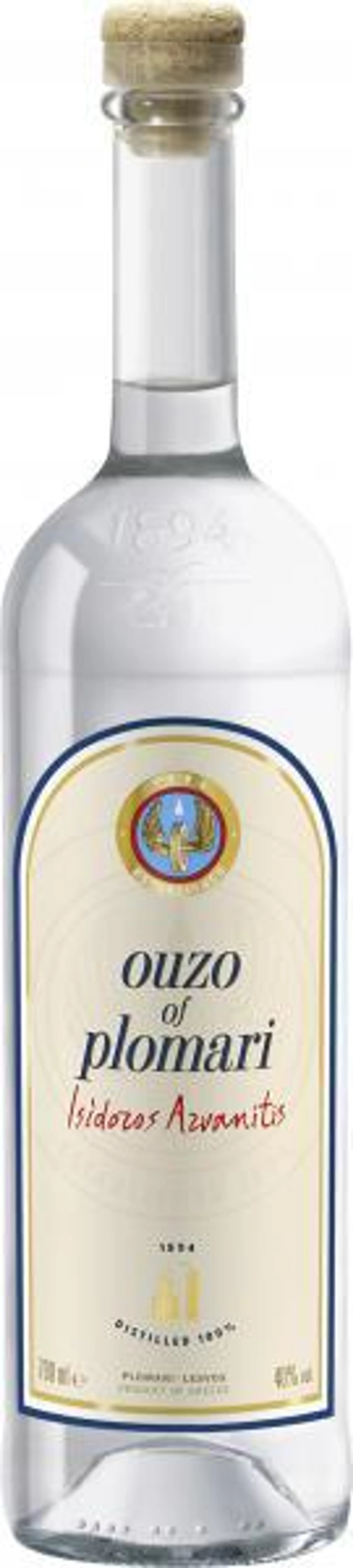 Ouzo Plomari Isidoros Arvanitis