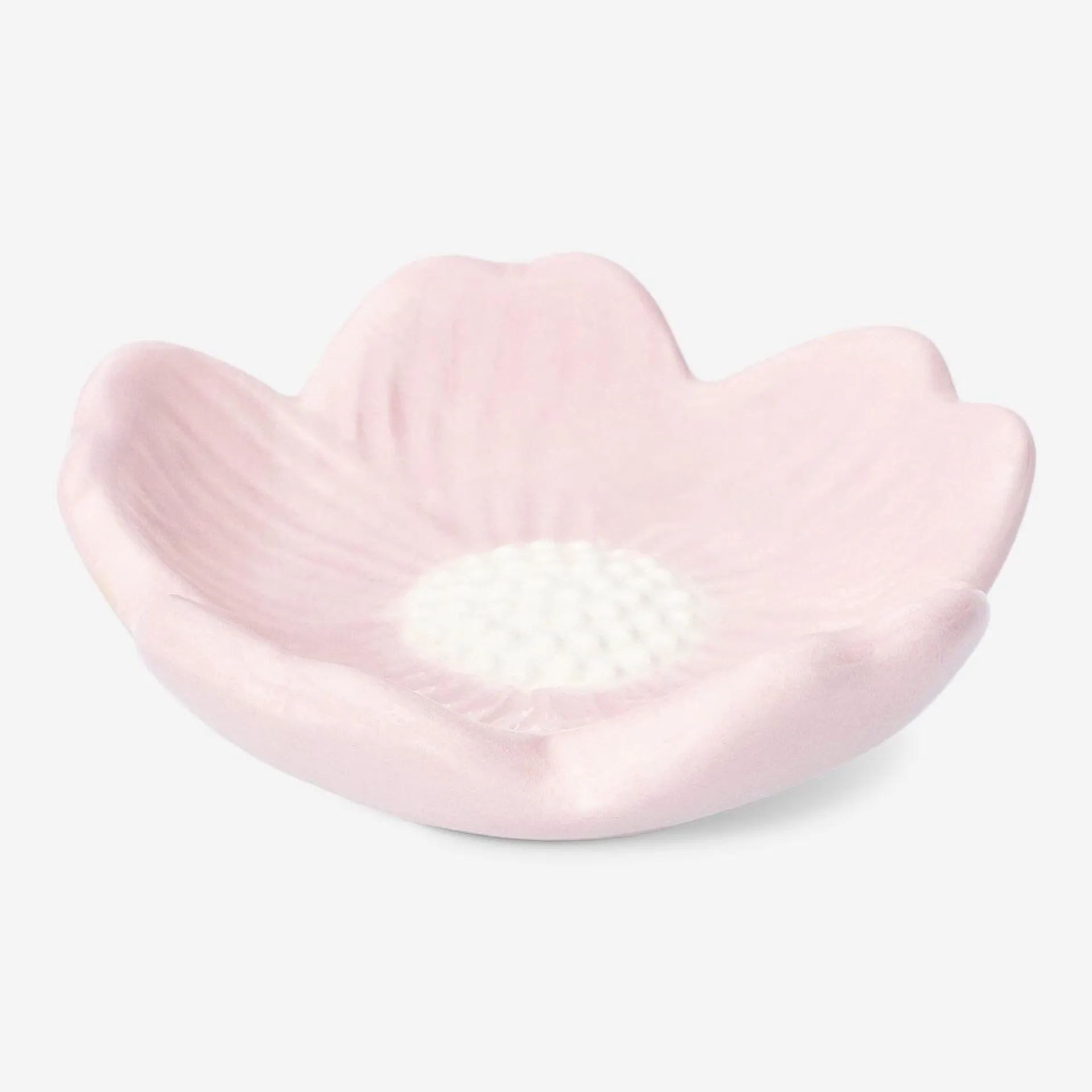 Pink flower shaped tray - Small