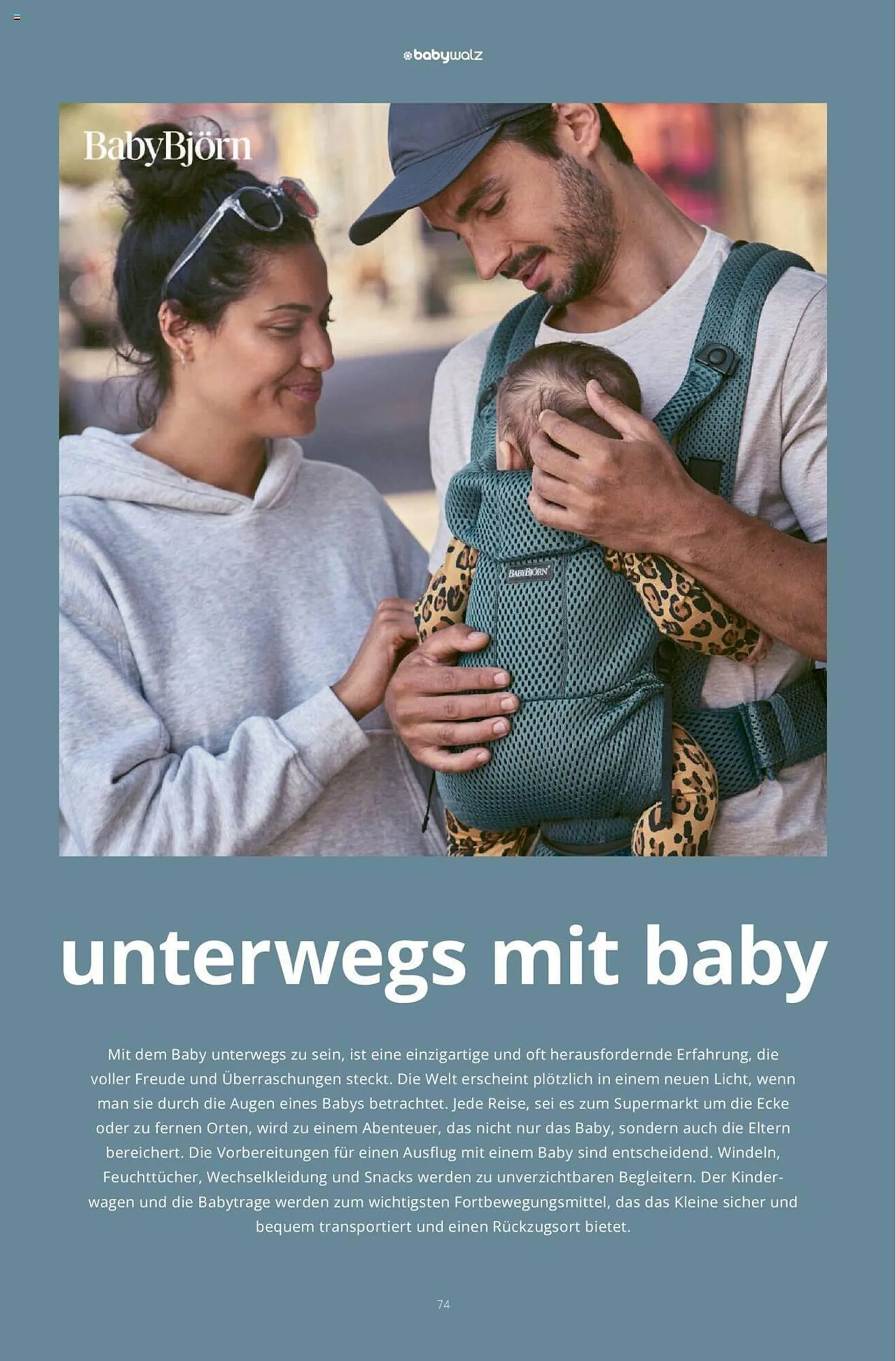 Baby Walz Prospekt von 1. Mai bis 31. August 2024 - Prospekt seite 74