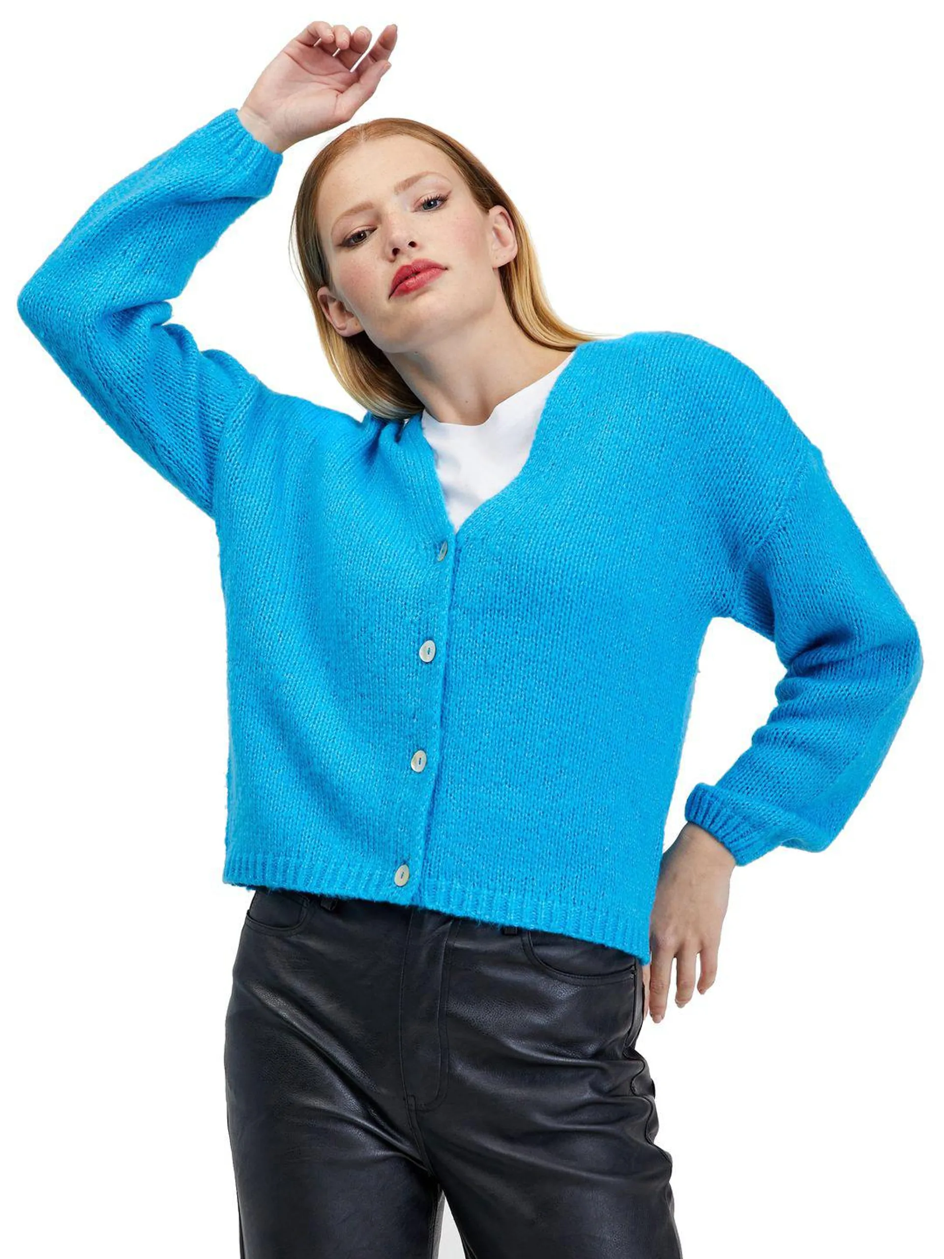 Blaue Damen Strickjacke ORSAY