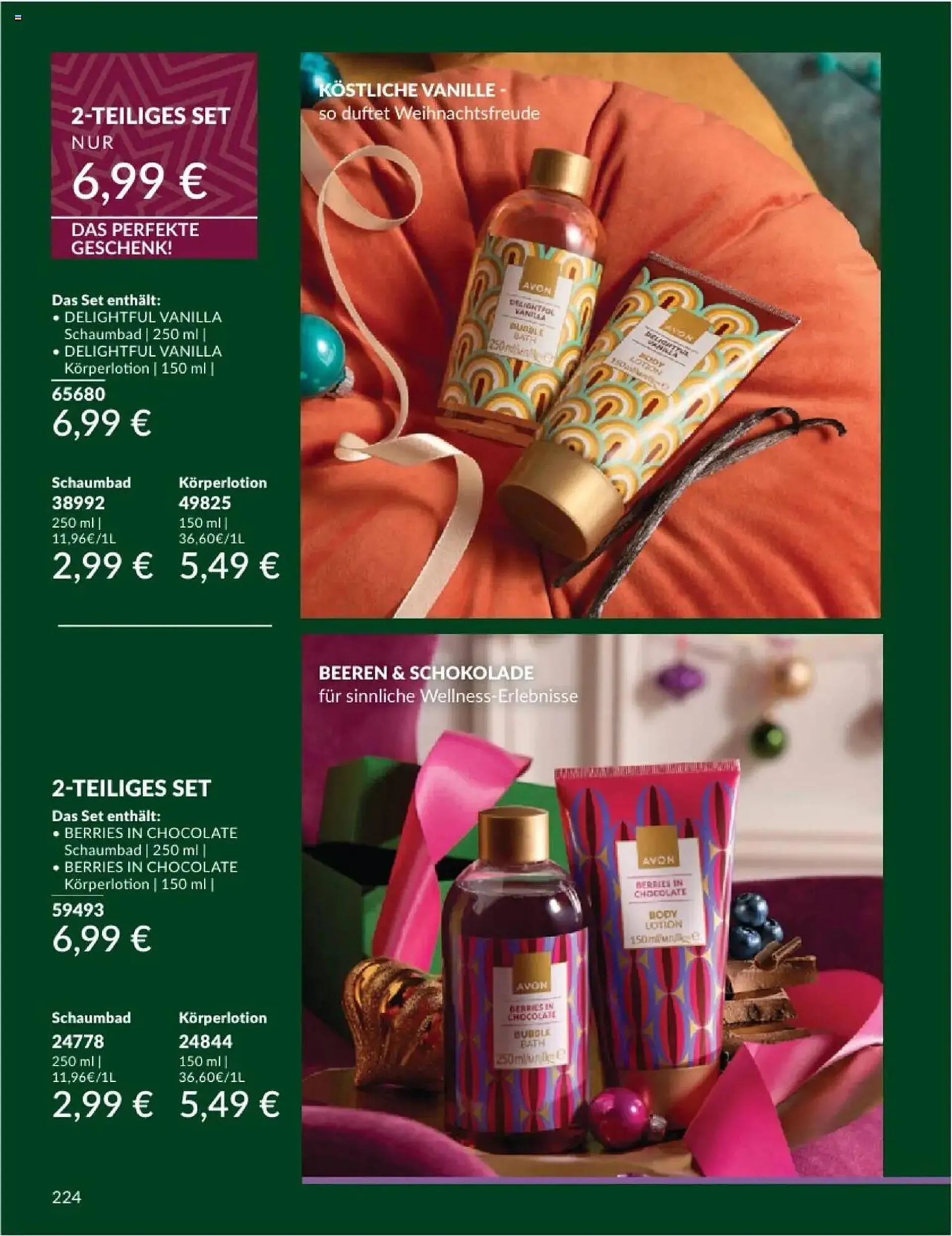 Avon Prospekt von 1. Dezember bis 30. Dezember 2024 - Prospekt seite 224