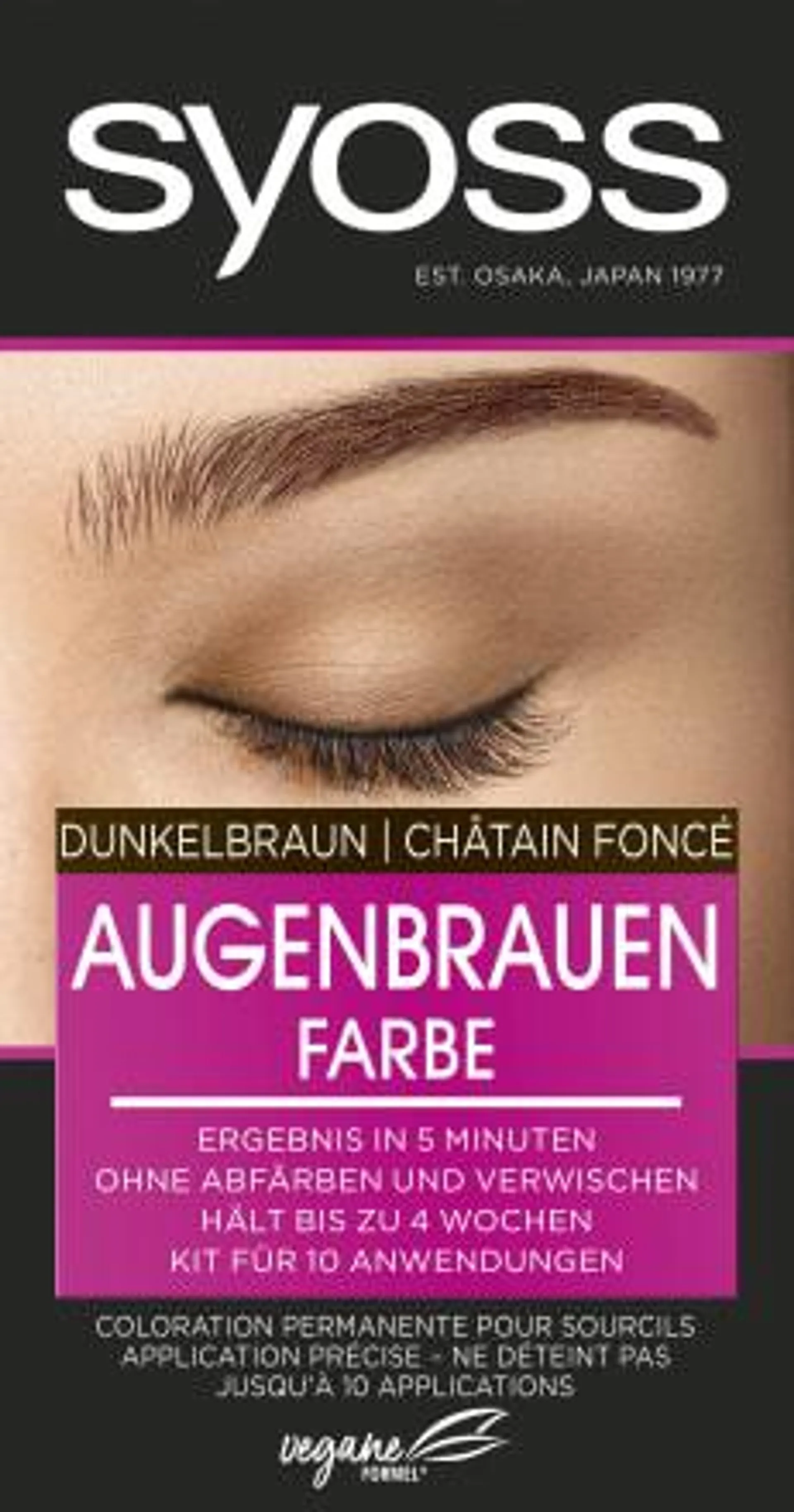 Augenbrauenfarbe Dunkelbraun 4-1, 17 ml