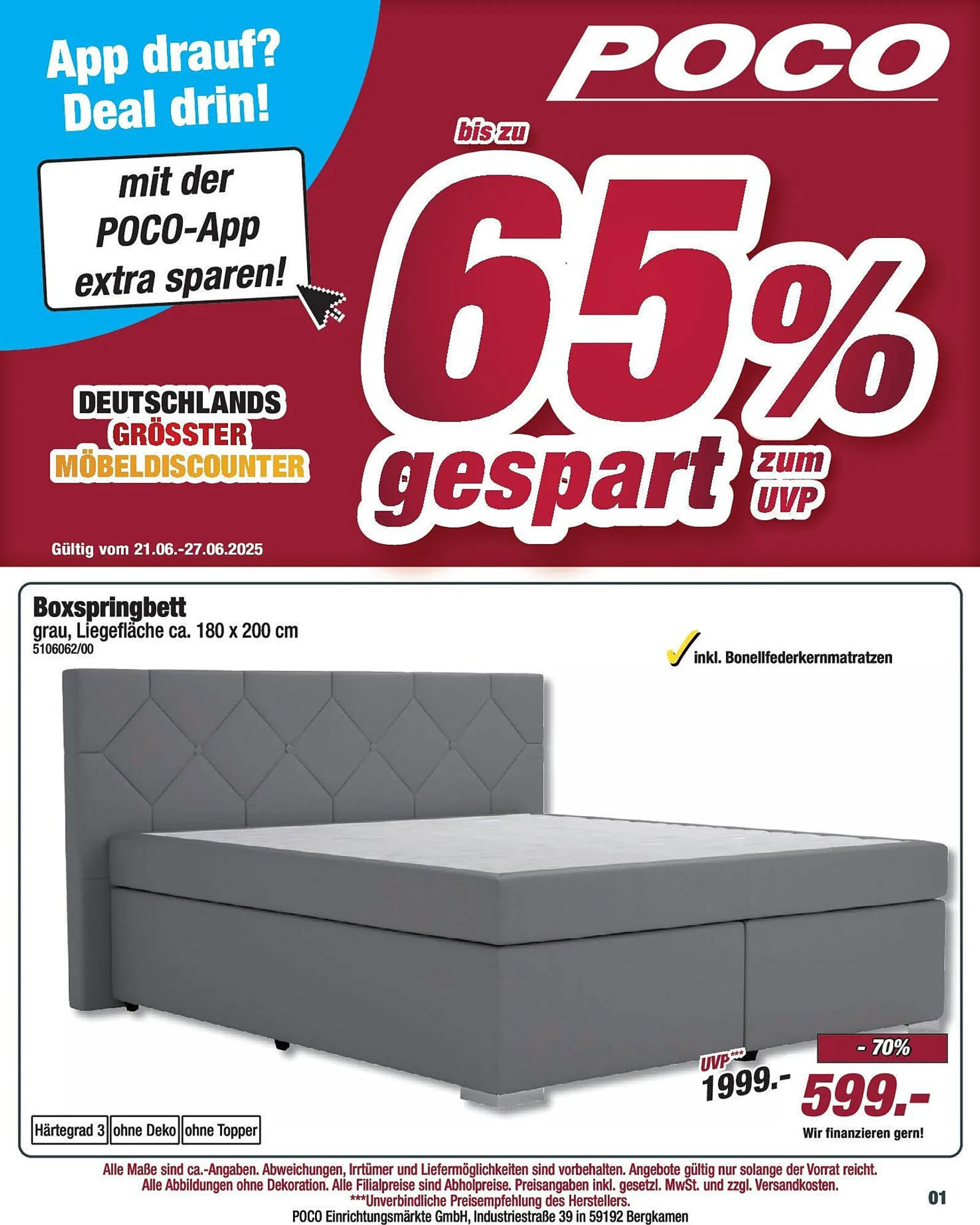 Poco Prospekt von 20. Juni bis 27. Juni 2025 - Prospekt seite 1