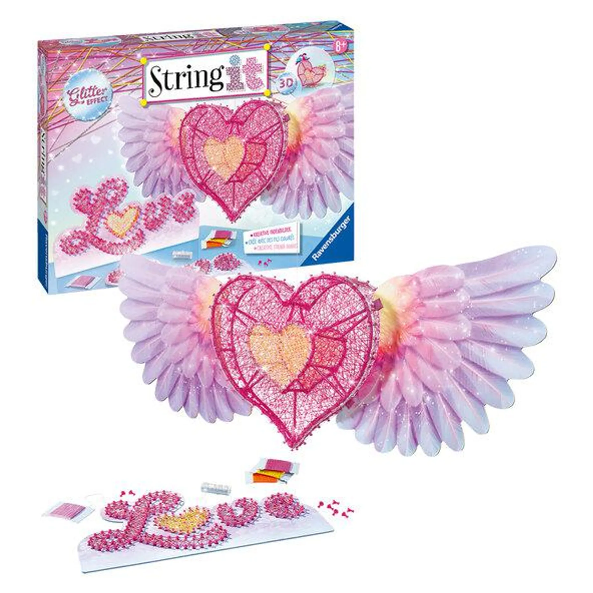 Bastel-Set String it, 3D Heart