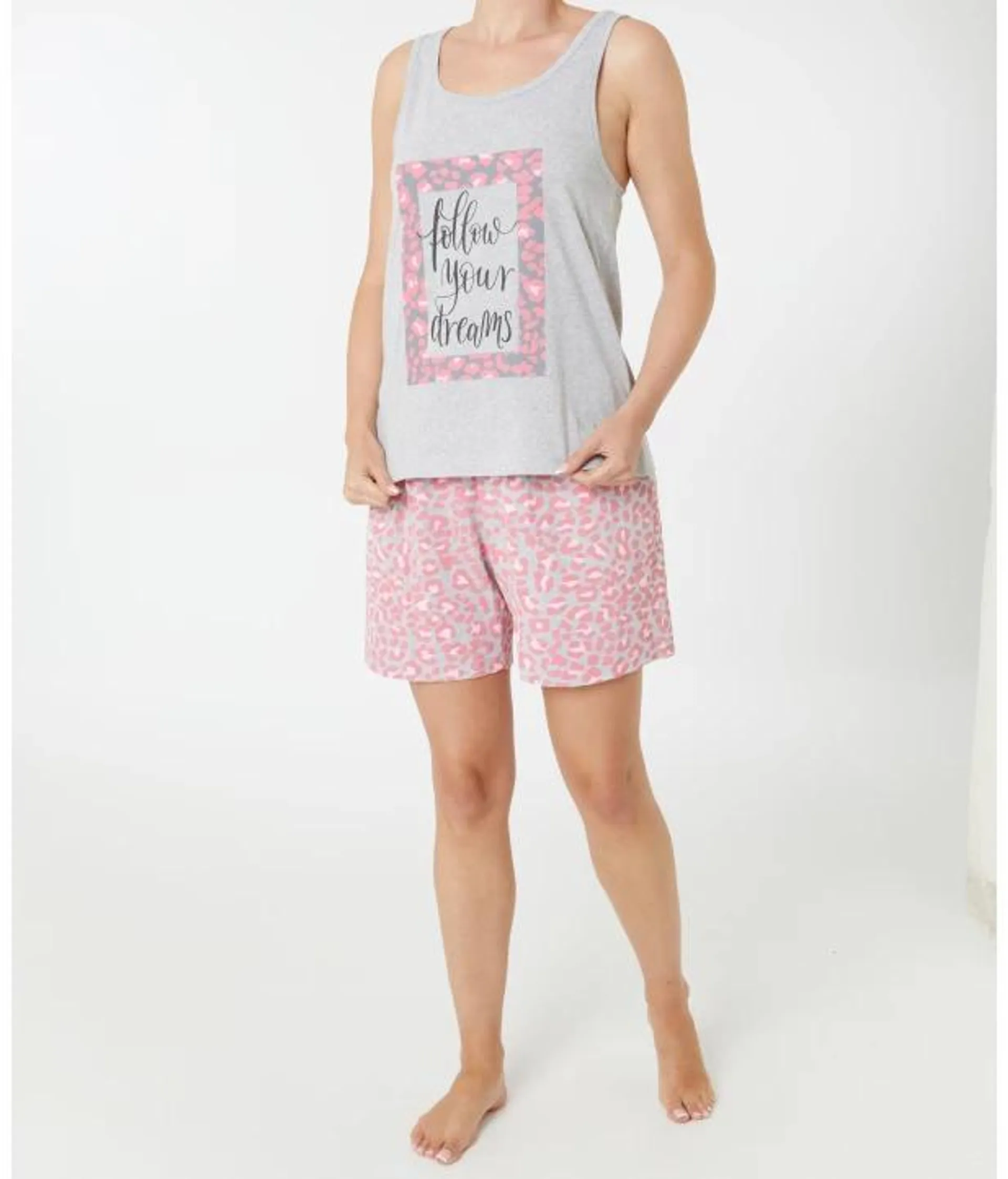 Bedruckter Pyjama