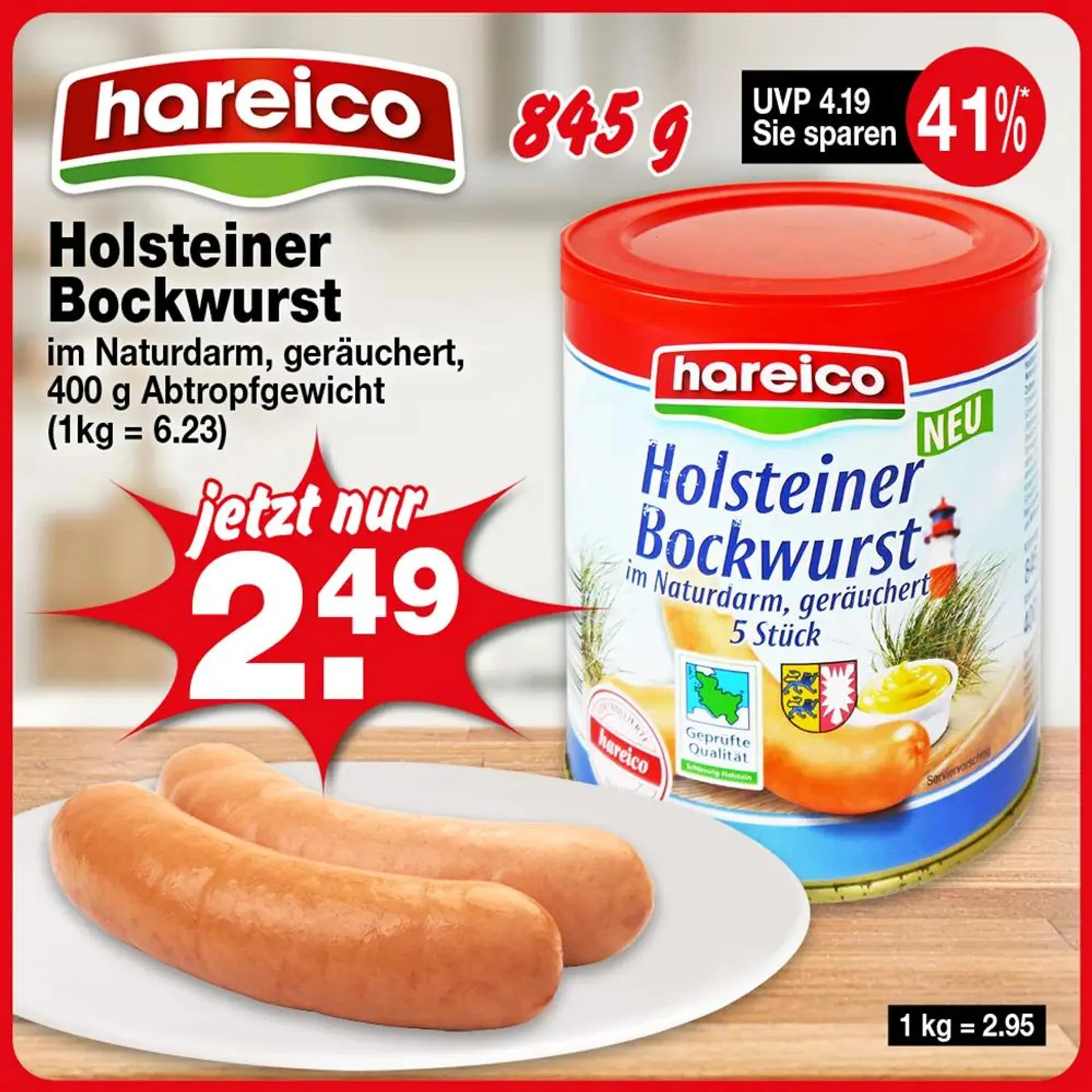 Hareico Holsteiner Bockwurst