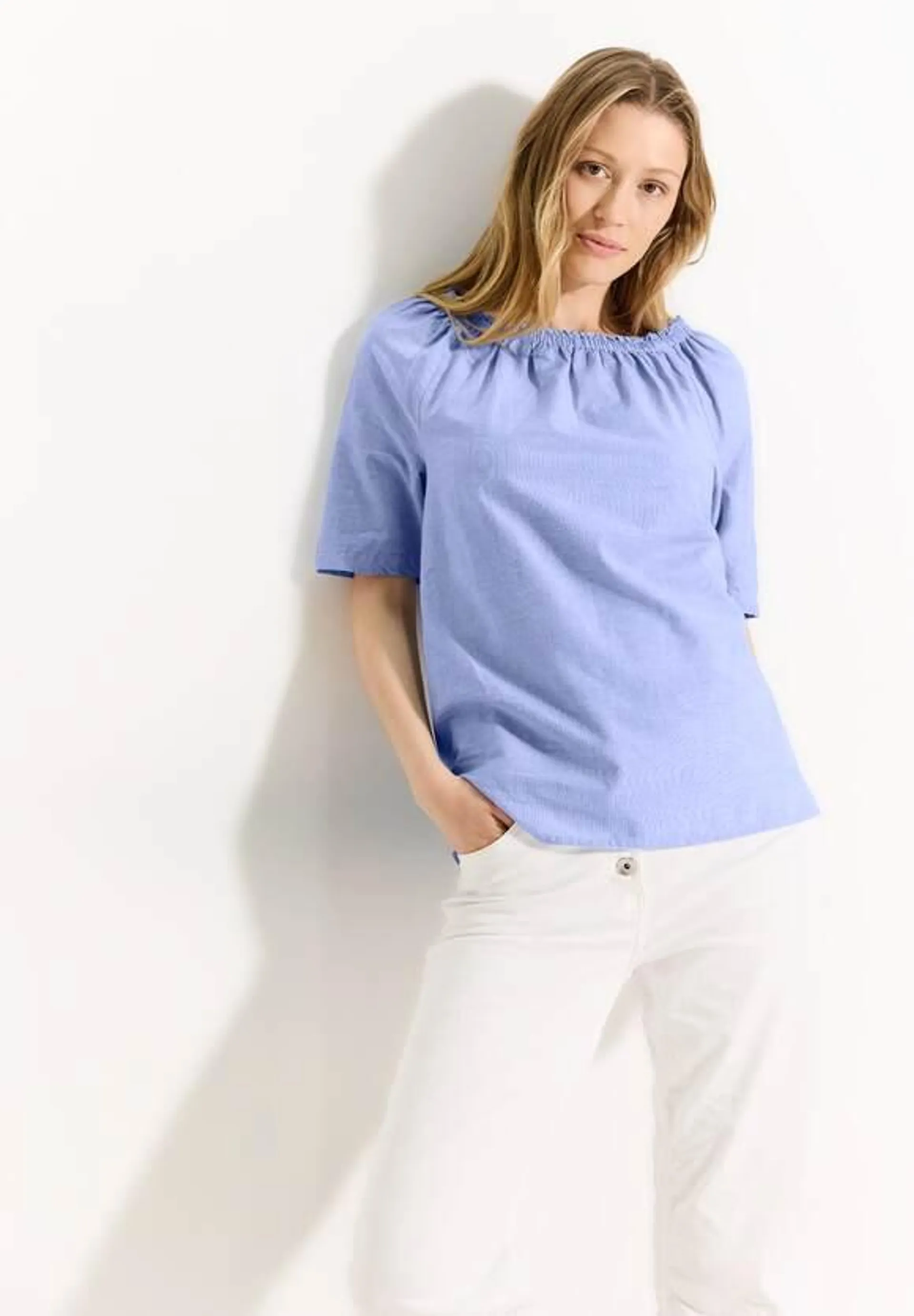 Chambray Bluse