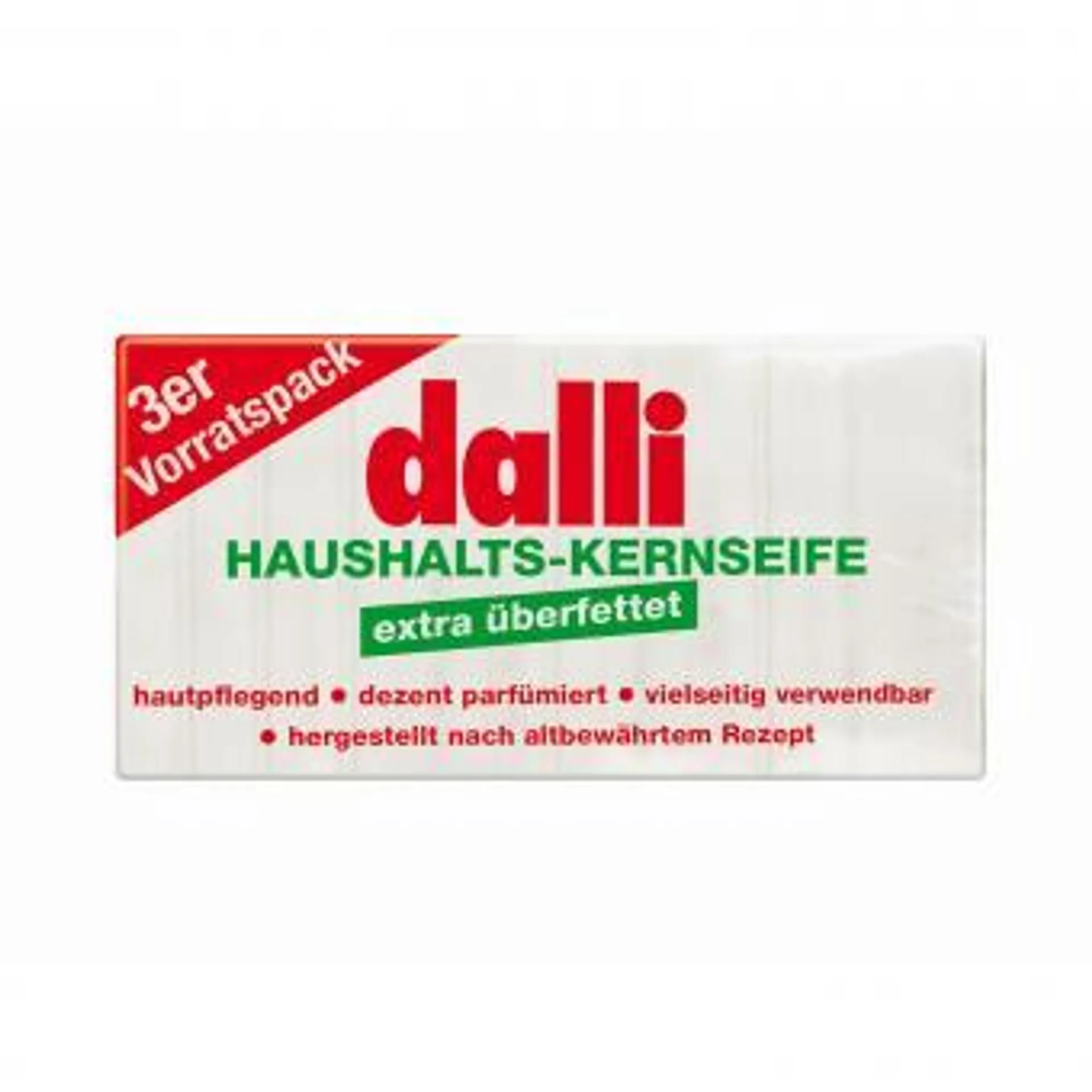 Dalli Haushalts-Kernseife 3 Stück je 100 Gramm