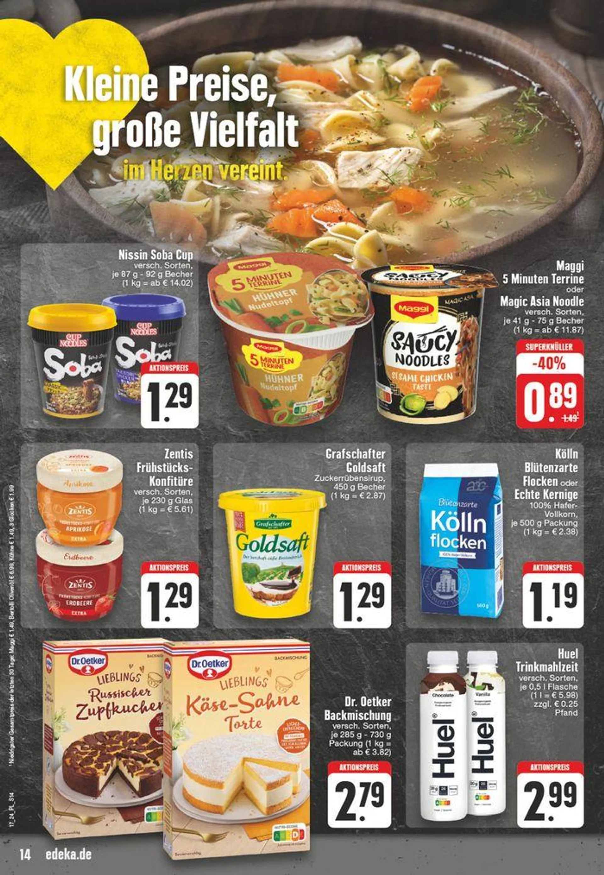 Edeka flugblatt von 21. April bis 27. April 2024 - Prospekt seite 14