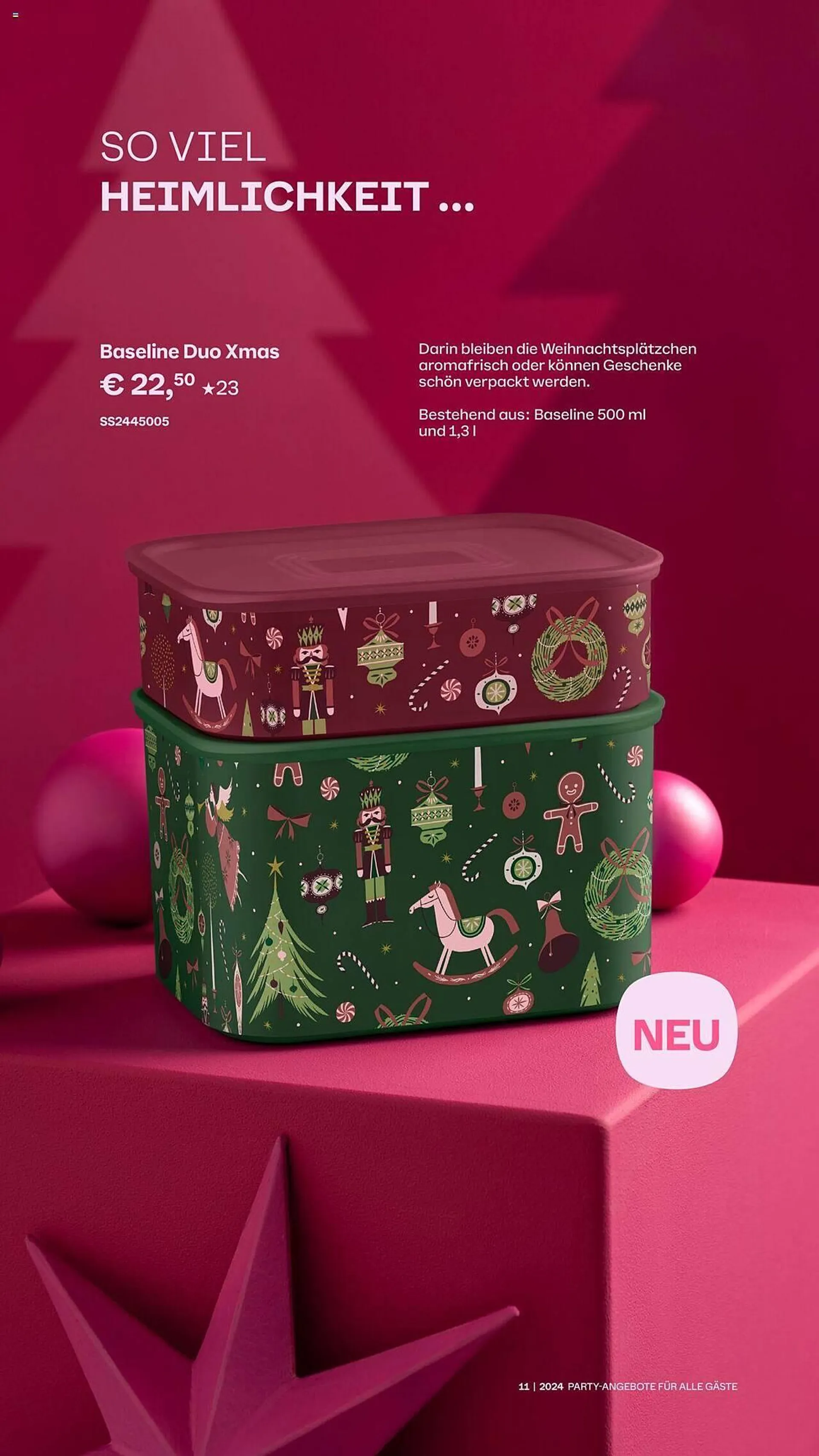 Tupperware Prospekt von 4. November bis 1. Dezember 2024 - Prospekt seite 8