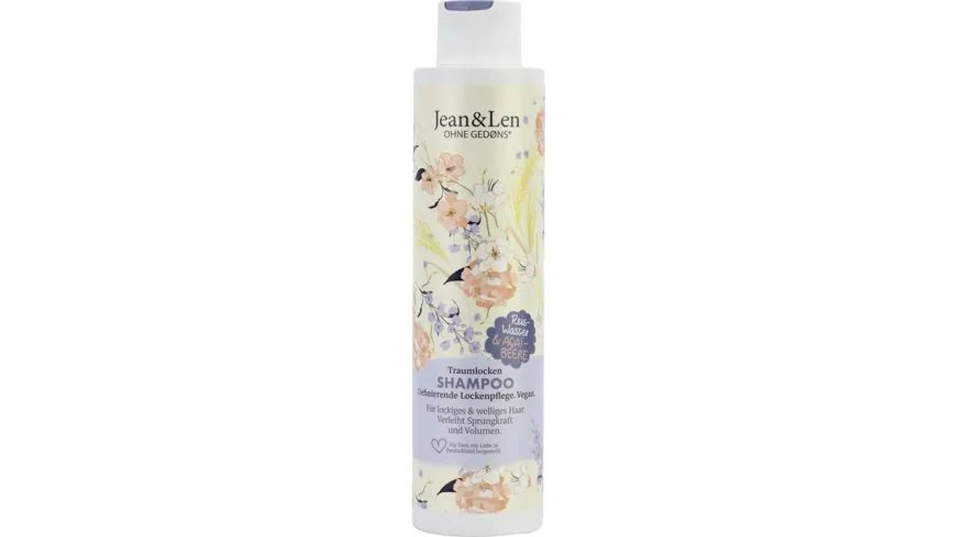 Jean&Len Shampoo Traumlocken Reiswasser & Acaibeere