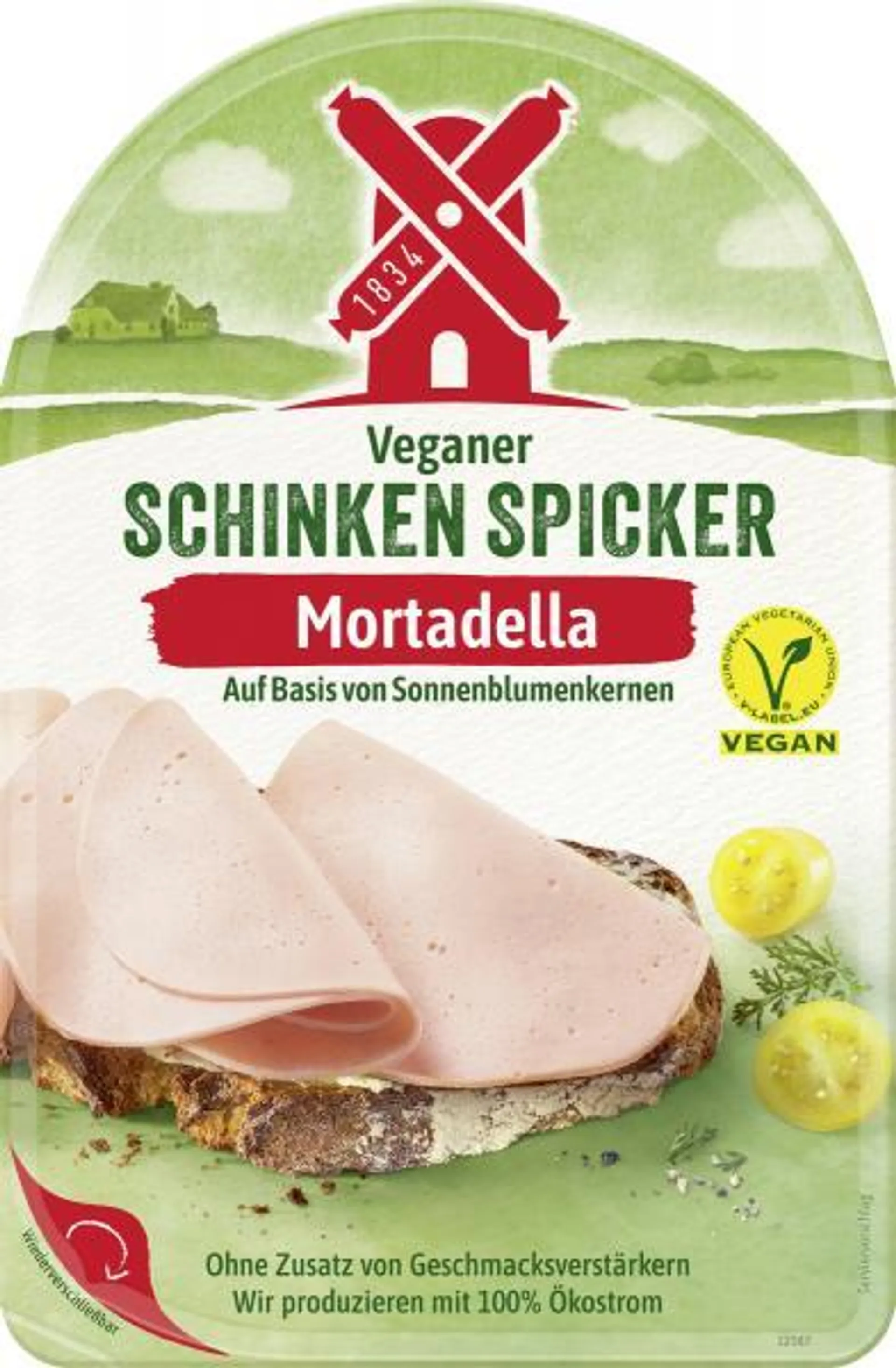 Rügenwalder Mühle Veganer Schinken Spicker Mortadella 80 g