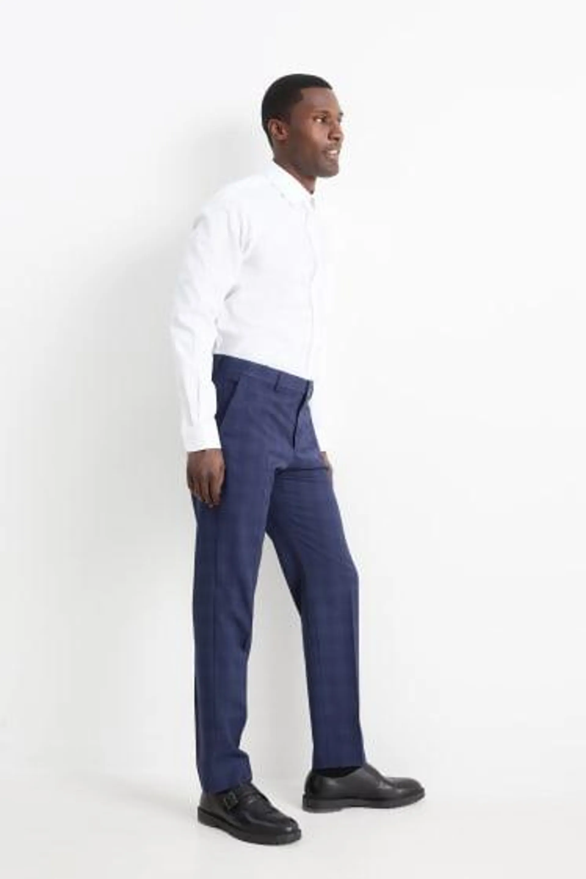 Mix-and-match suit trousers - regular fit - Flex - check