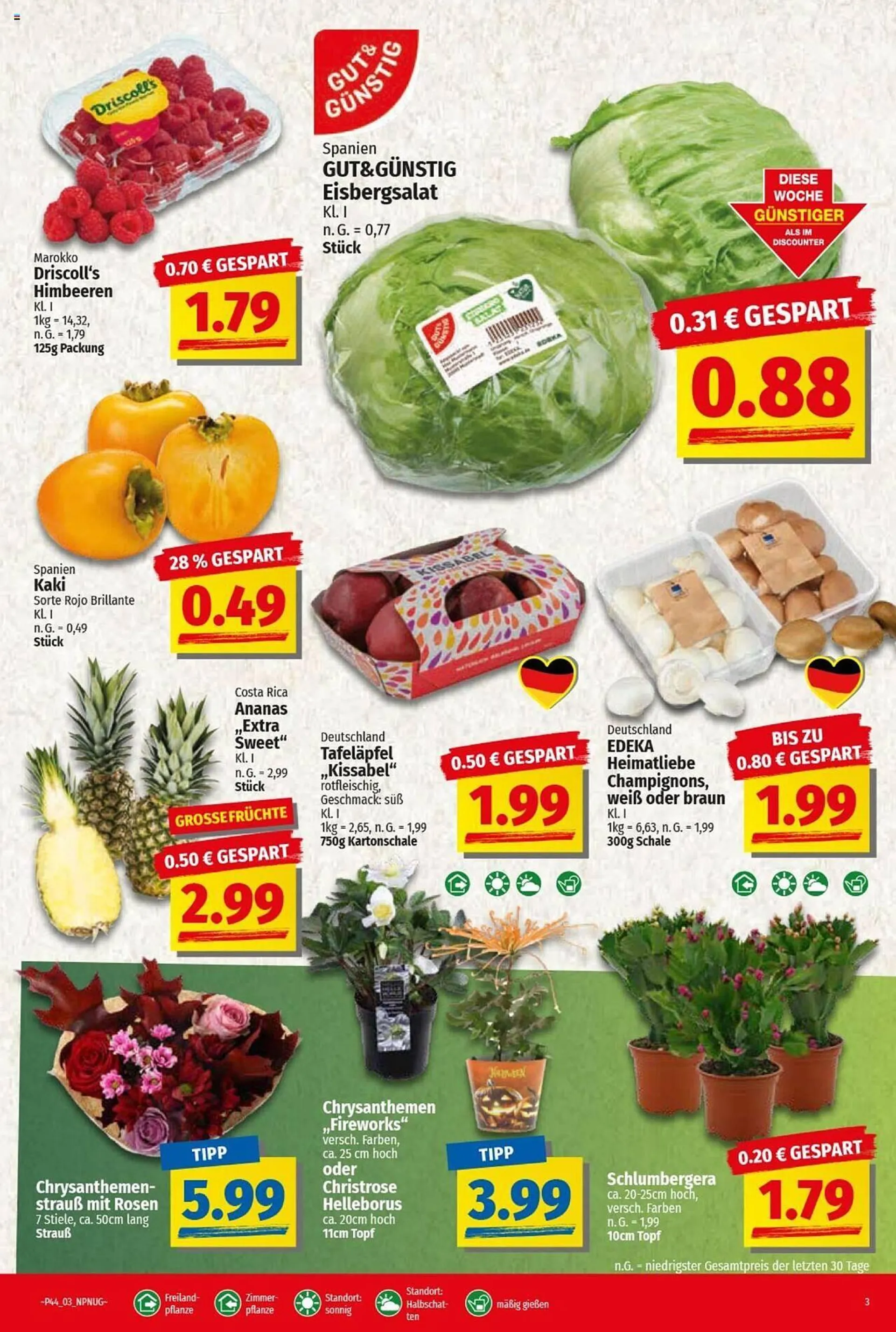 NP Discount Prospekt von 28. Oktober bis 2. November 2024 - Prospekt seite 3