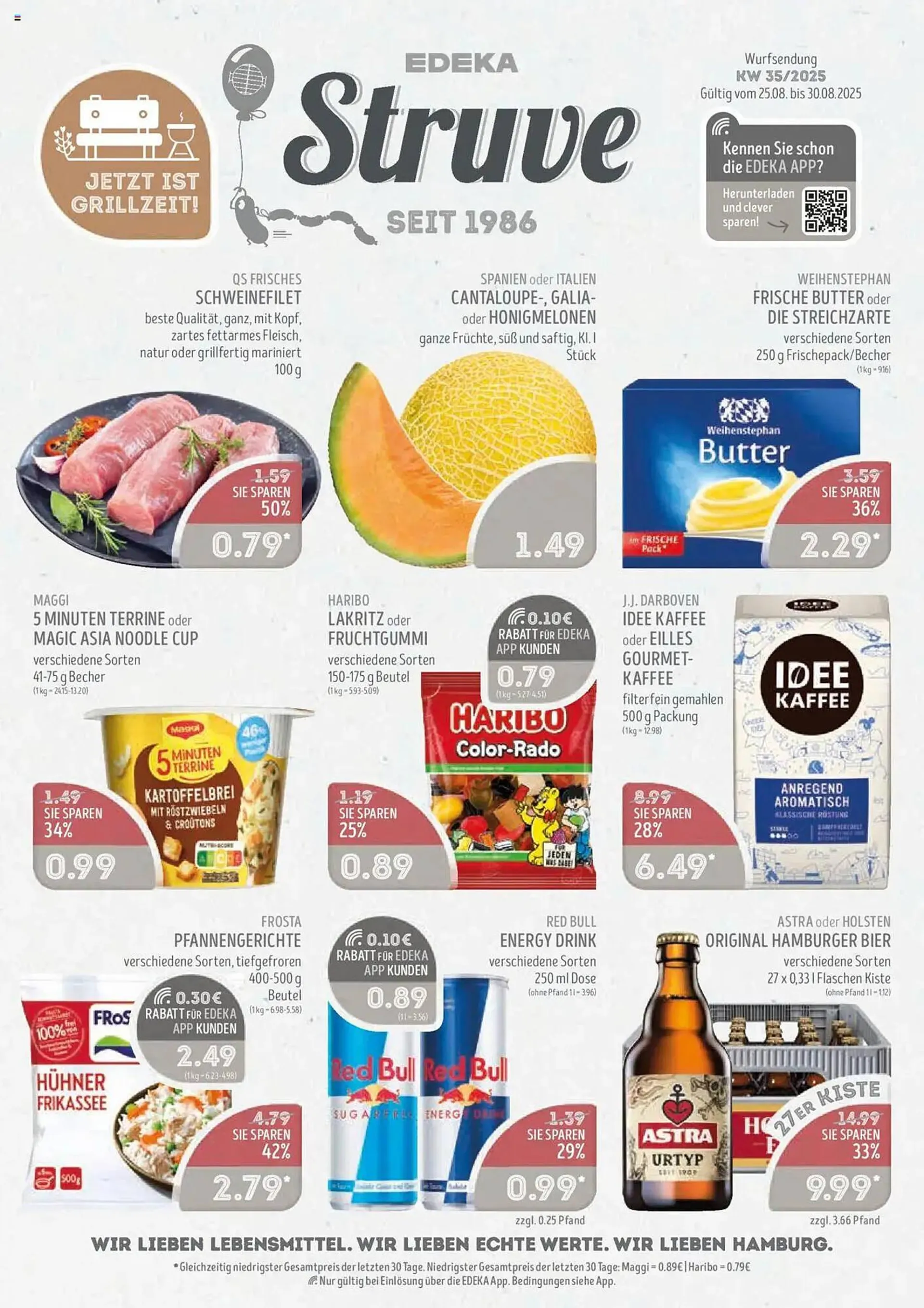 Edeka Struve Prospekt von 25. August bis 30. August 2025 - Prospekt seite 1