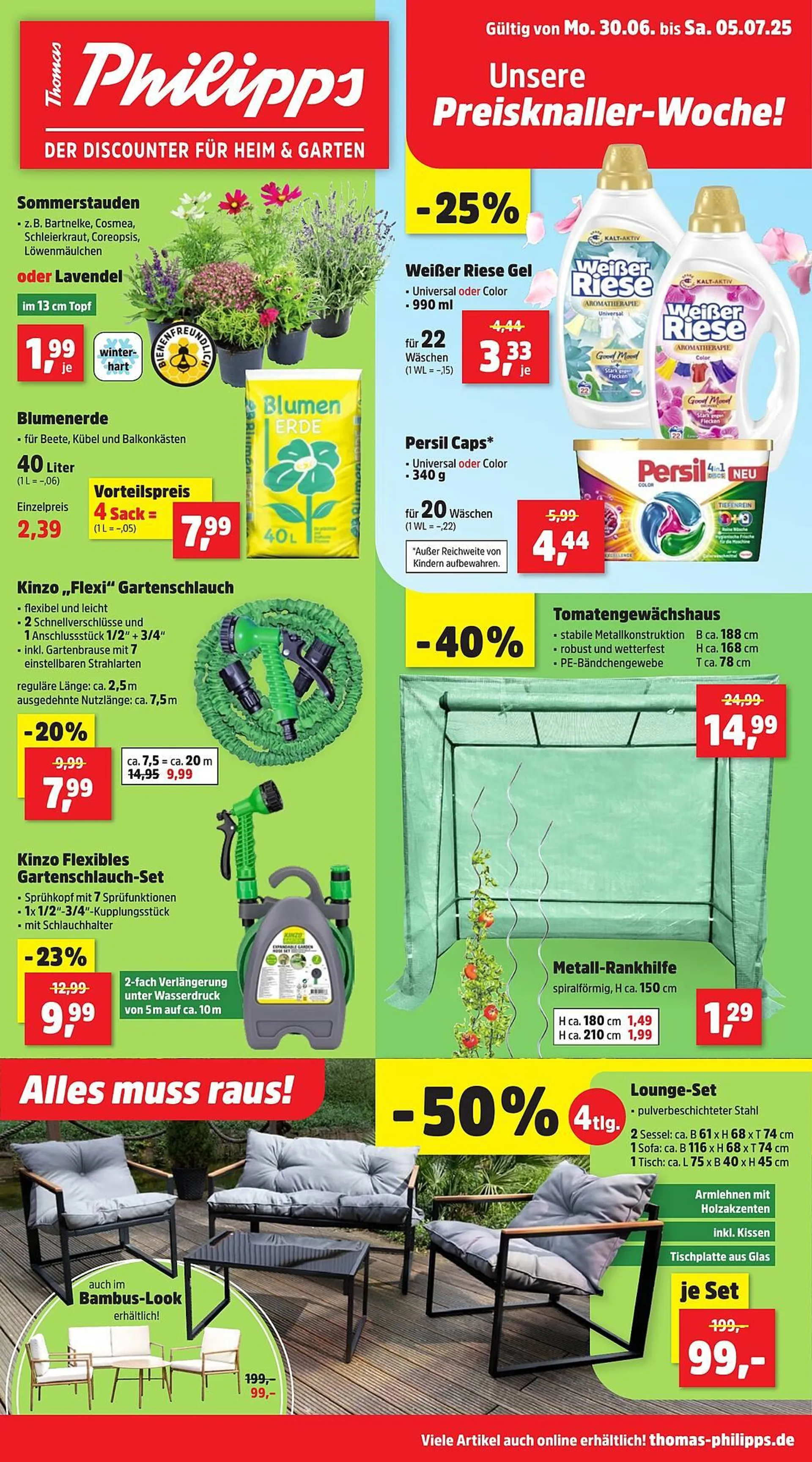 Thomas Philipps Prospekt von 30. Juni bis 5. Juli 2025 - Prospekt seite 1
