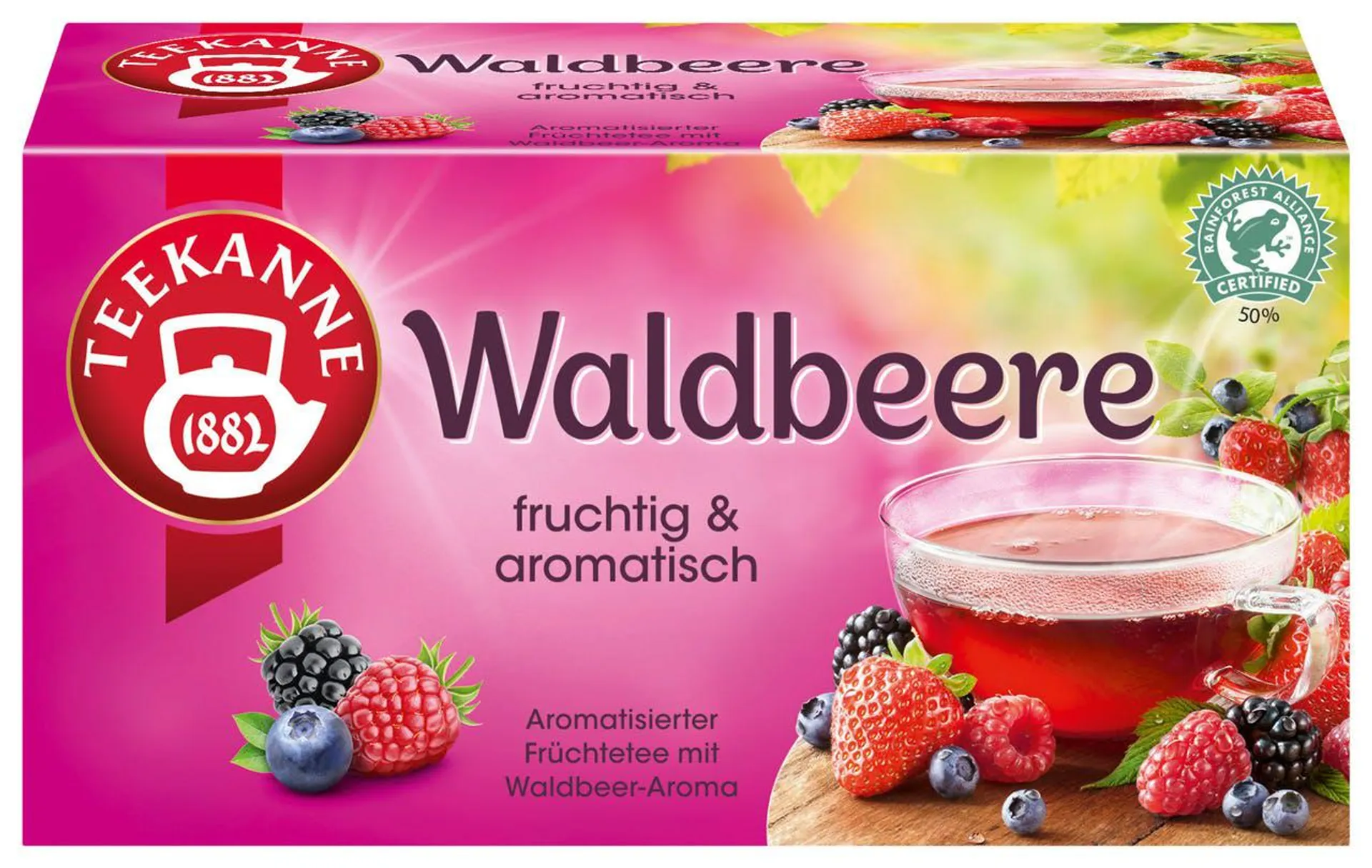 Teekanne Früchtetee Waldbeere 20 Teebeutel (50 g)