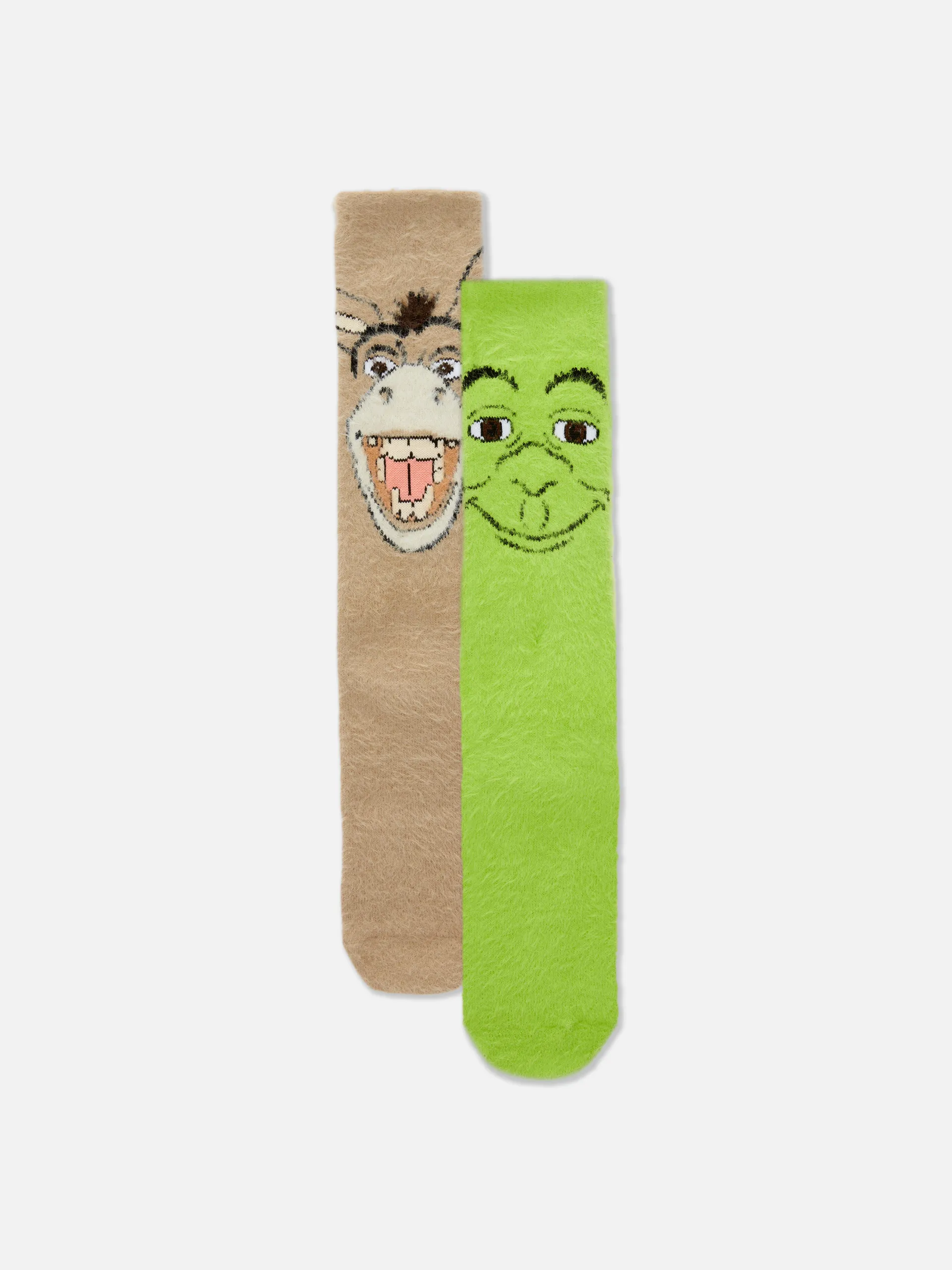 Bequeme „Shrek“ Socken, 2er-Pack