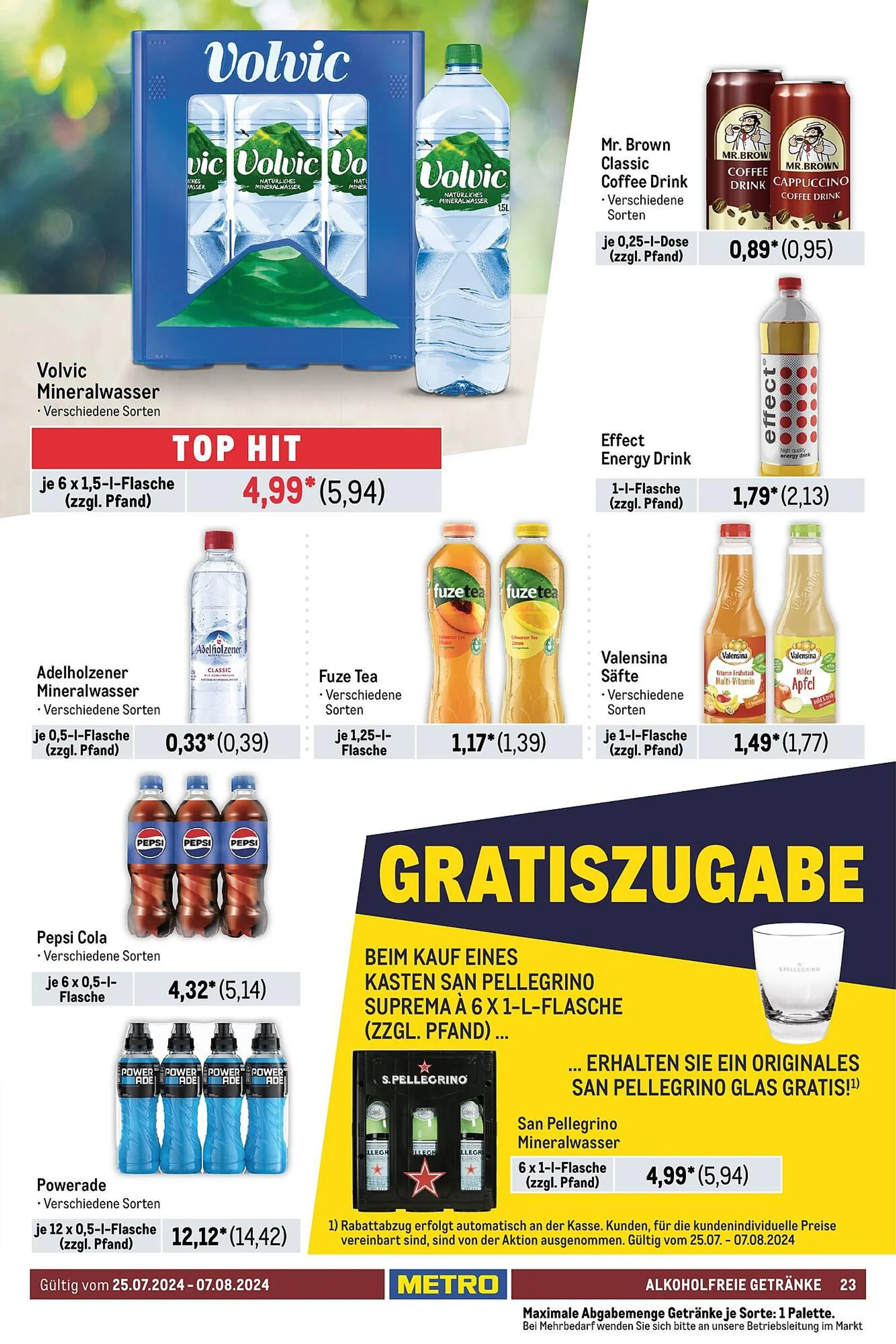 METRO Prospekt - Food & Nonfood von 25. Juli bis 7. August 2024 - Prospekt seite 23