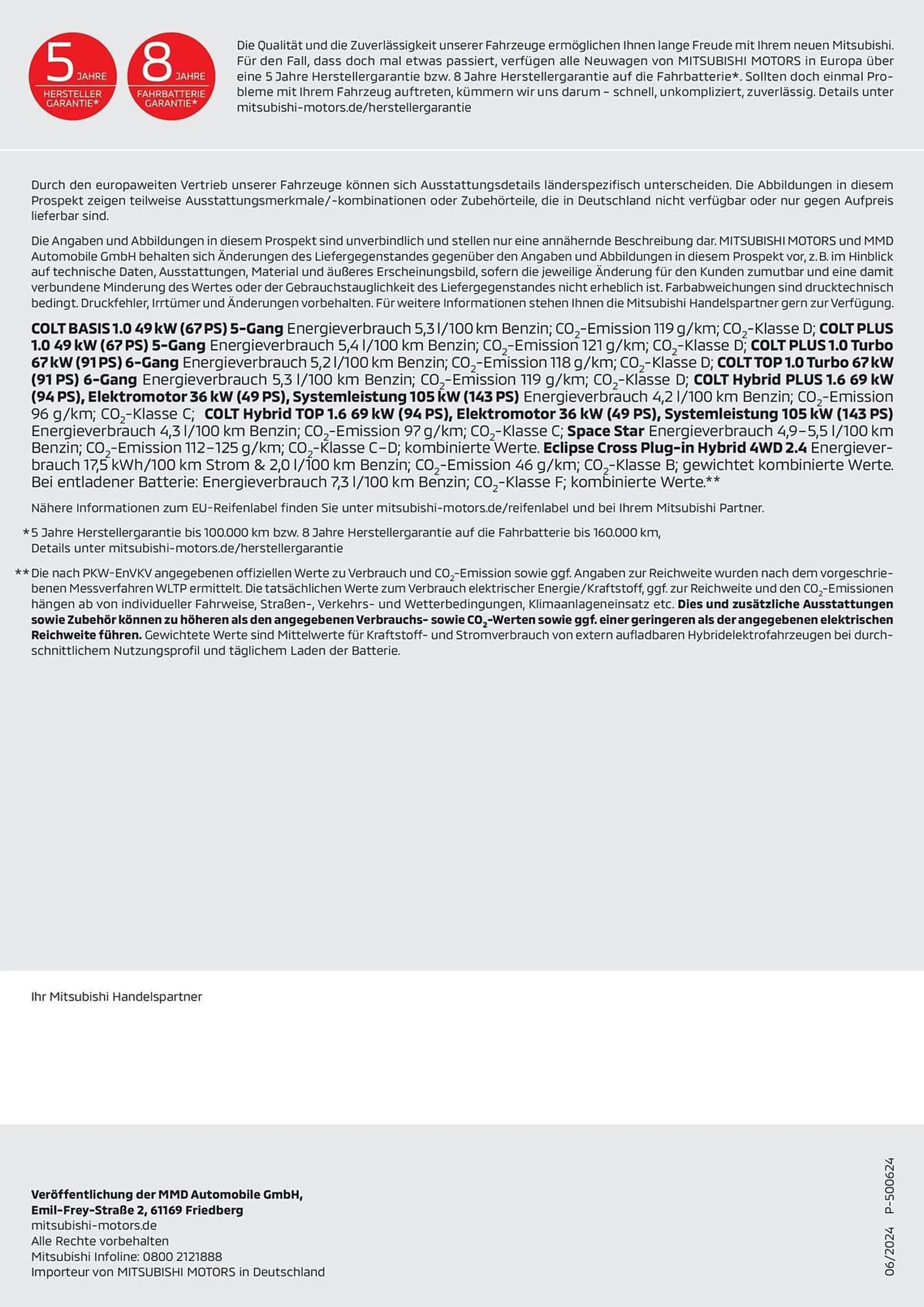 Mitsubishi Prospekt von 15. Mai bis 5. Juni 2025 - Prospekt seite 38