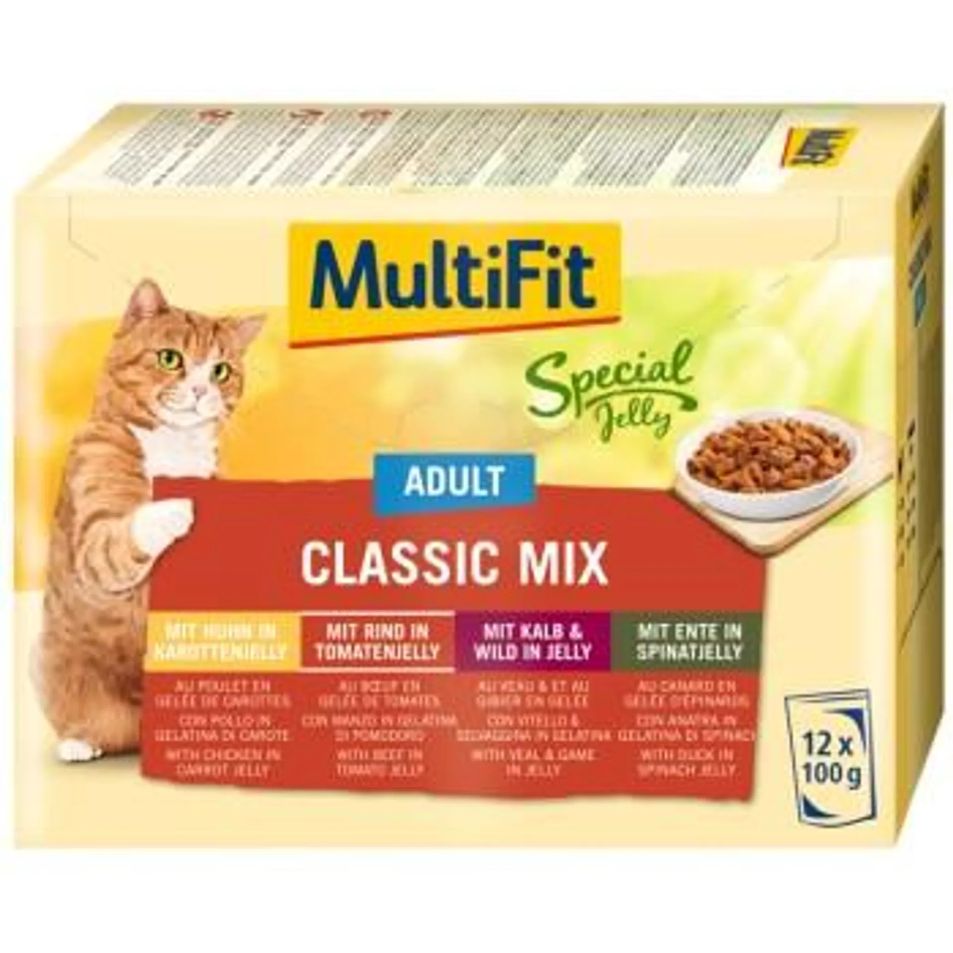 MultiFit Adult Special Jelly Classic Mix Multipack 12x100g