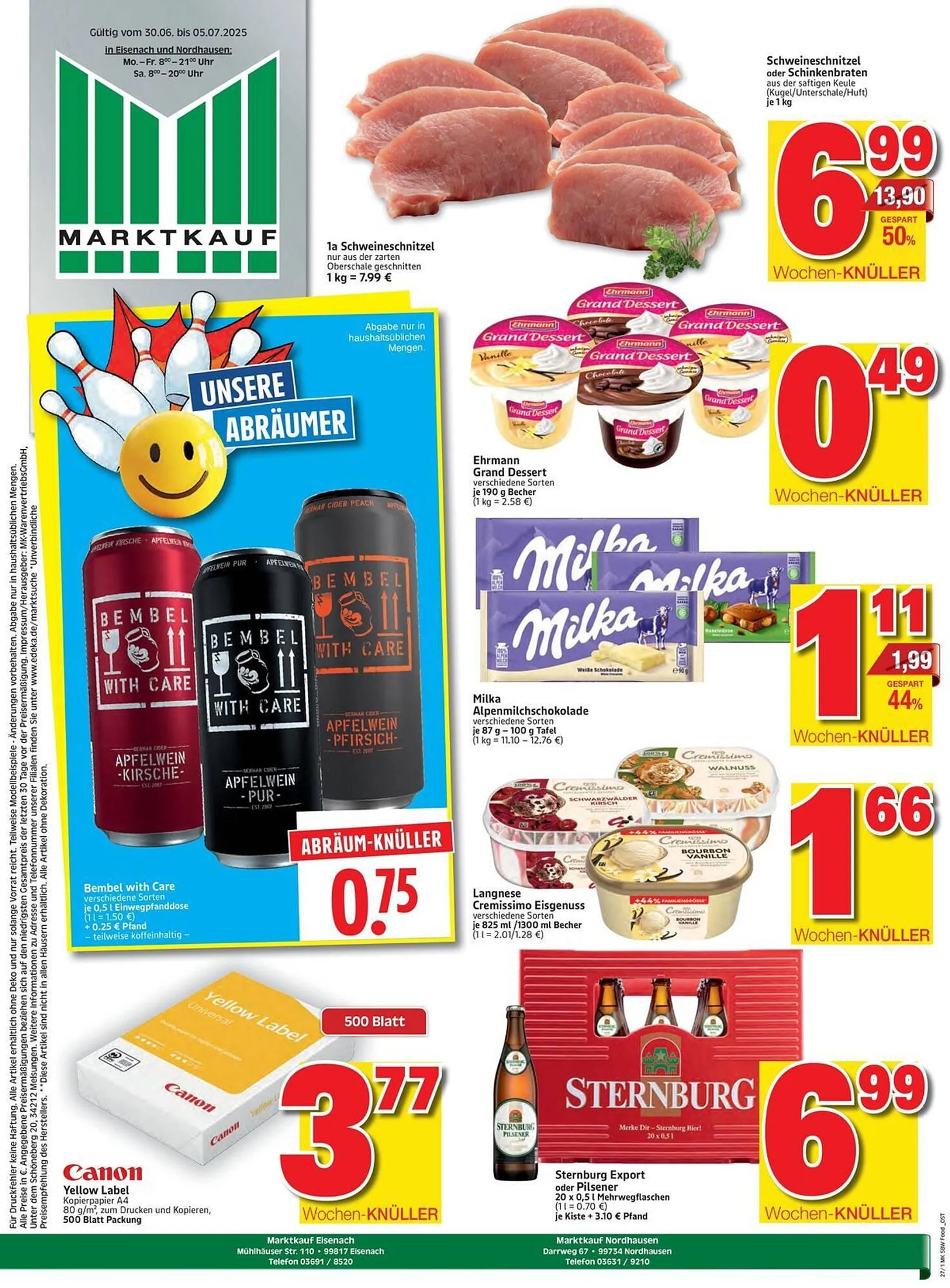 Marktkauf Prospekt von 30. Juni bis 5. Juli 2025 - Prospekt seite 1