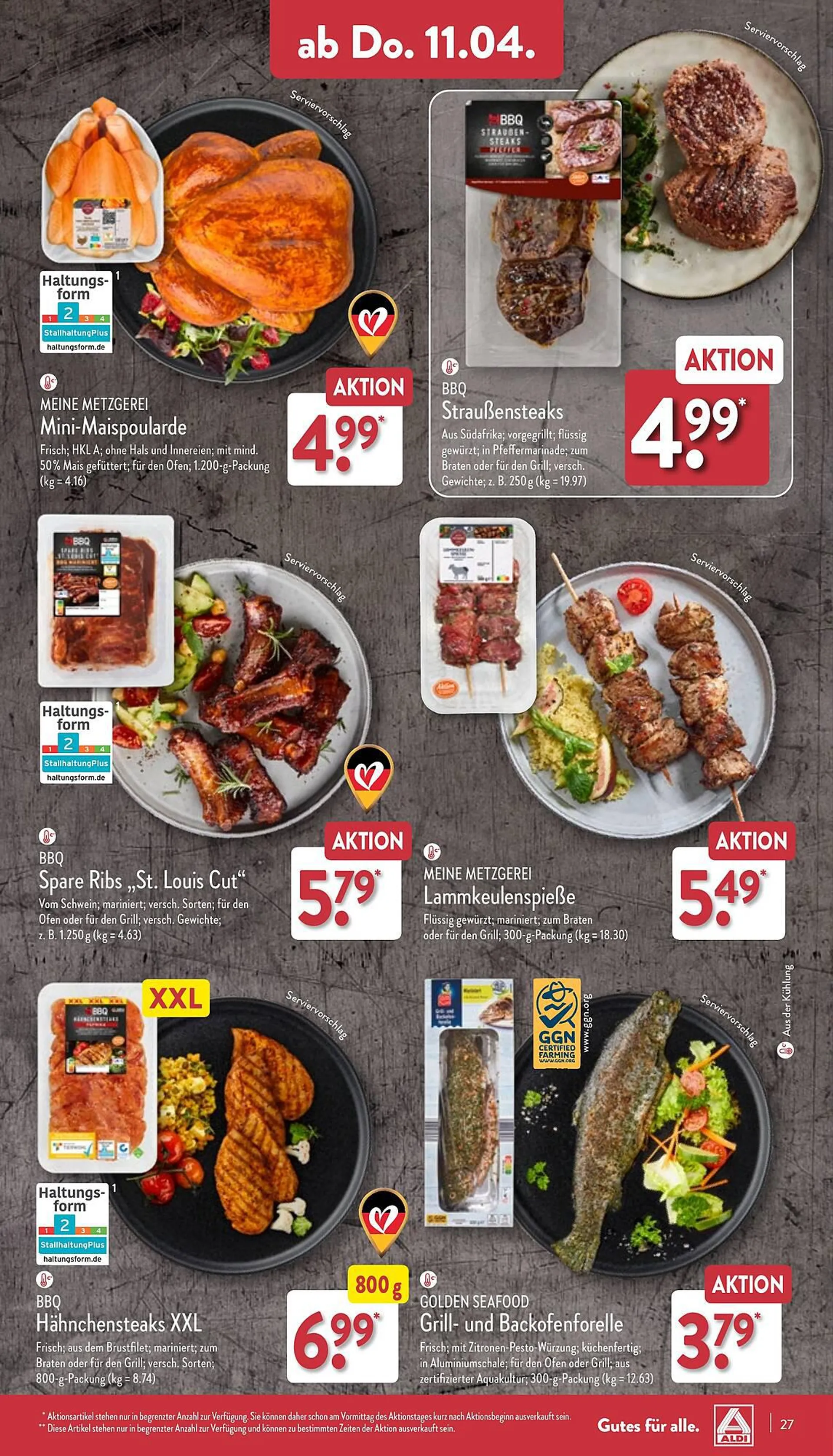 Aldi Nord Prospekt von 8. April bis 13. April 2024 - Prospekt seite 27