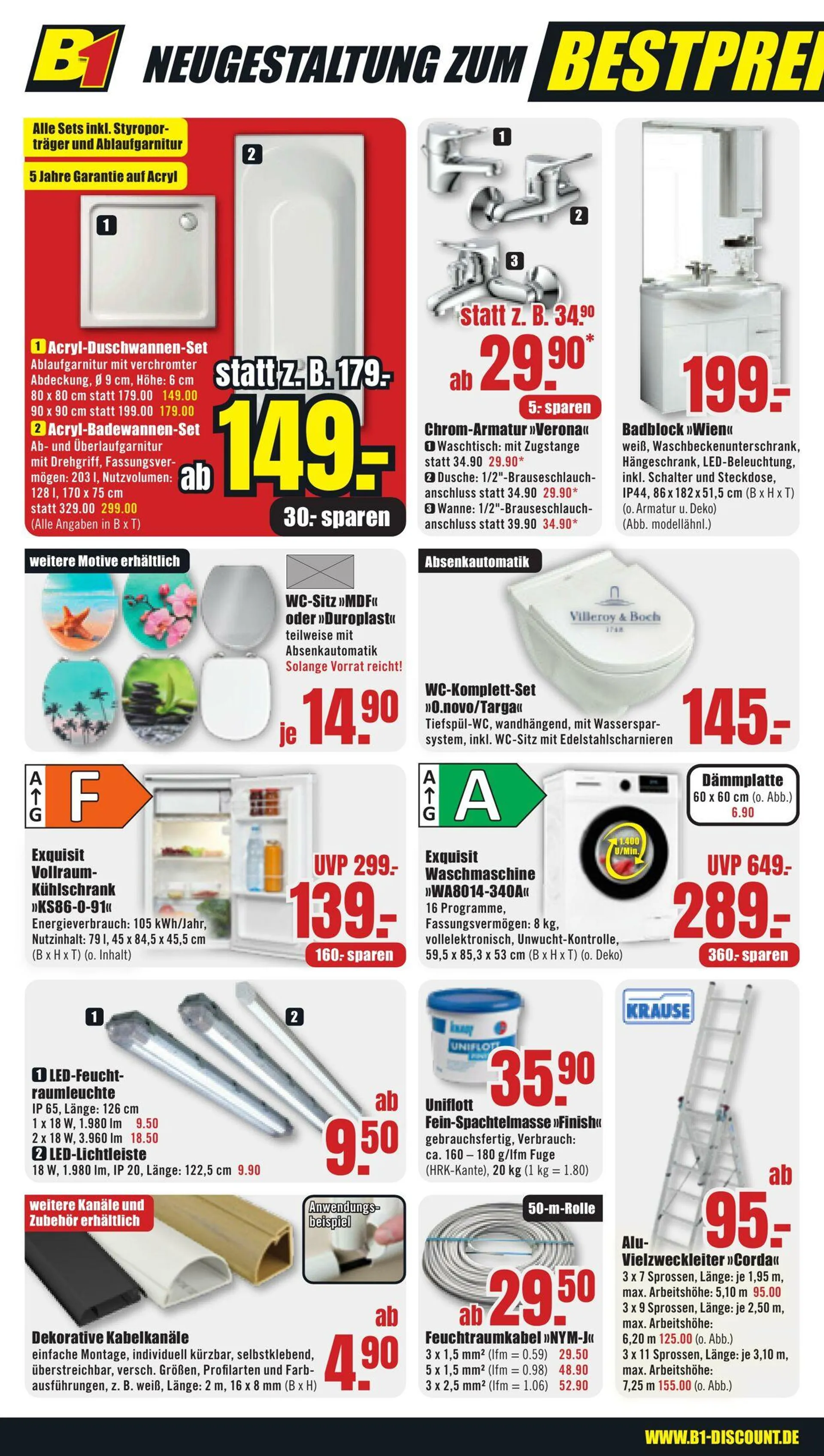 B1 Discount Baumarkt von 21. Februar bis 26. Februar 2025 - Prospekt seite 6