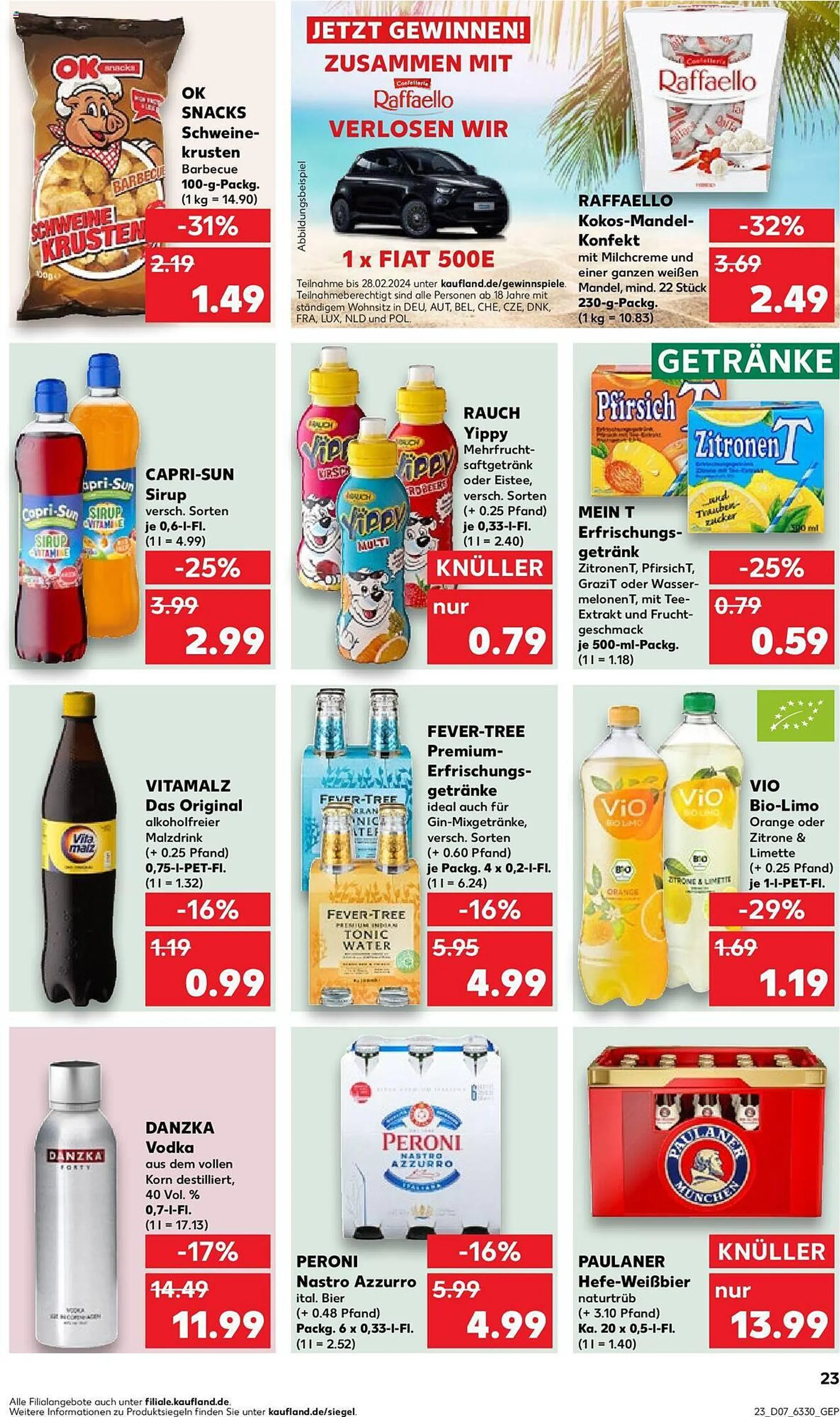 Kaufland Prospekt von 15. Februar bis 21. Februar 2024 - Prospekt seite 23