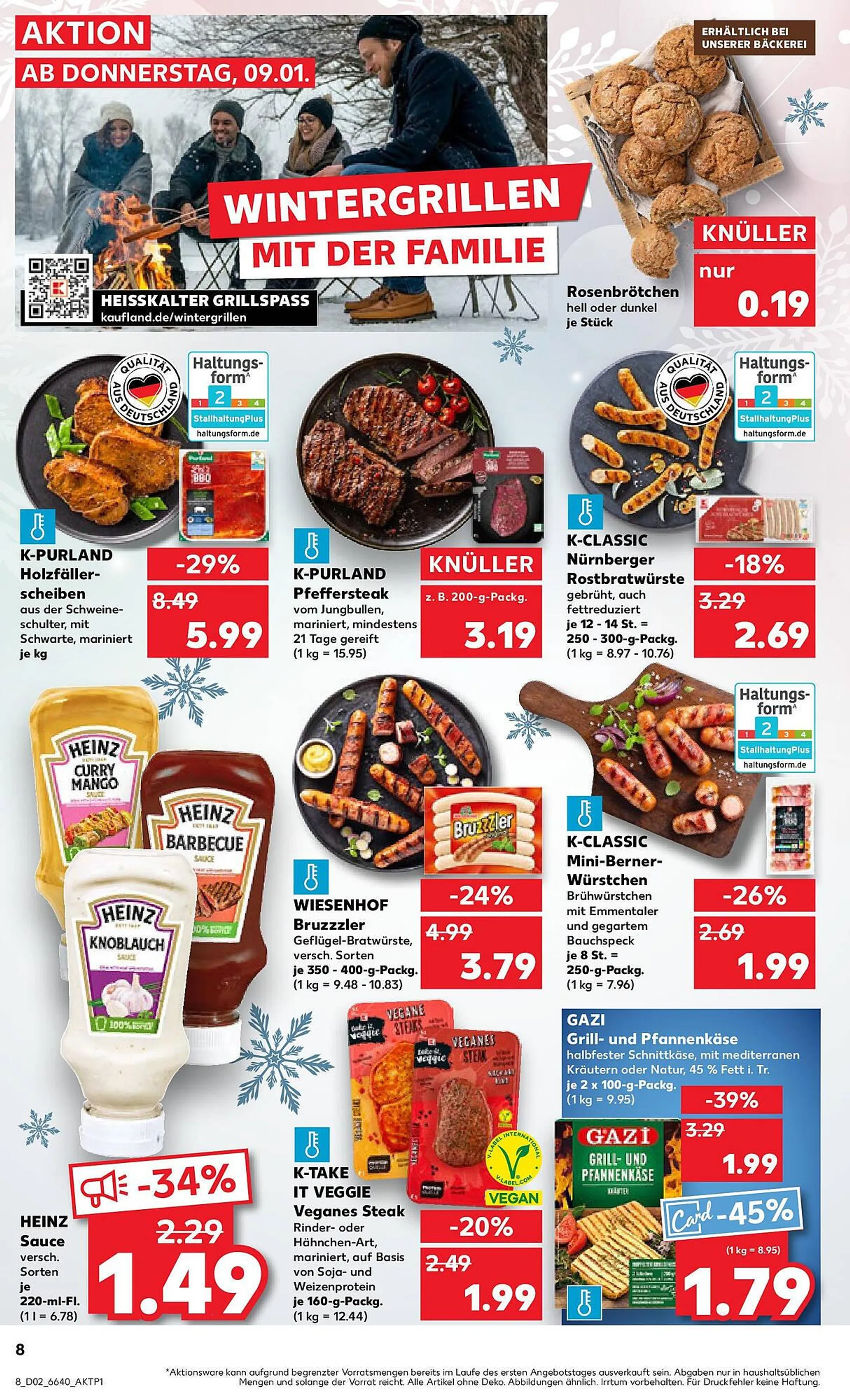 Kaufland Prospekt von 9. Januar bis 15. Januar 2025 - Prospekt seite 8