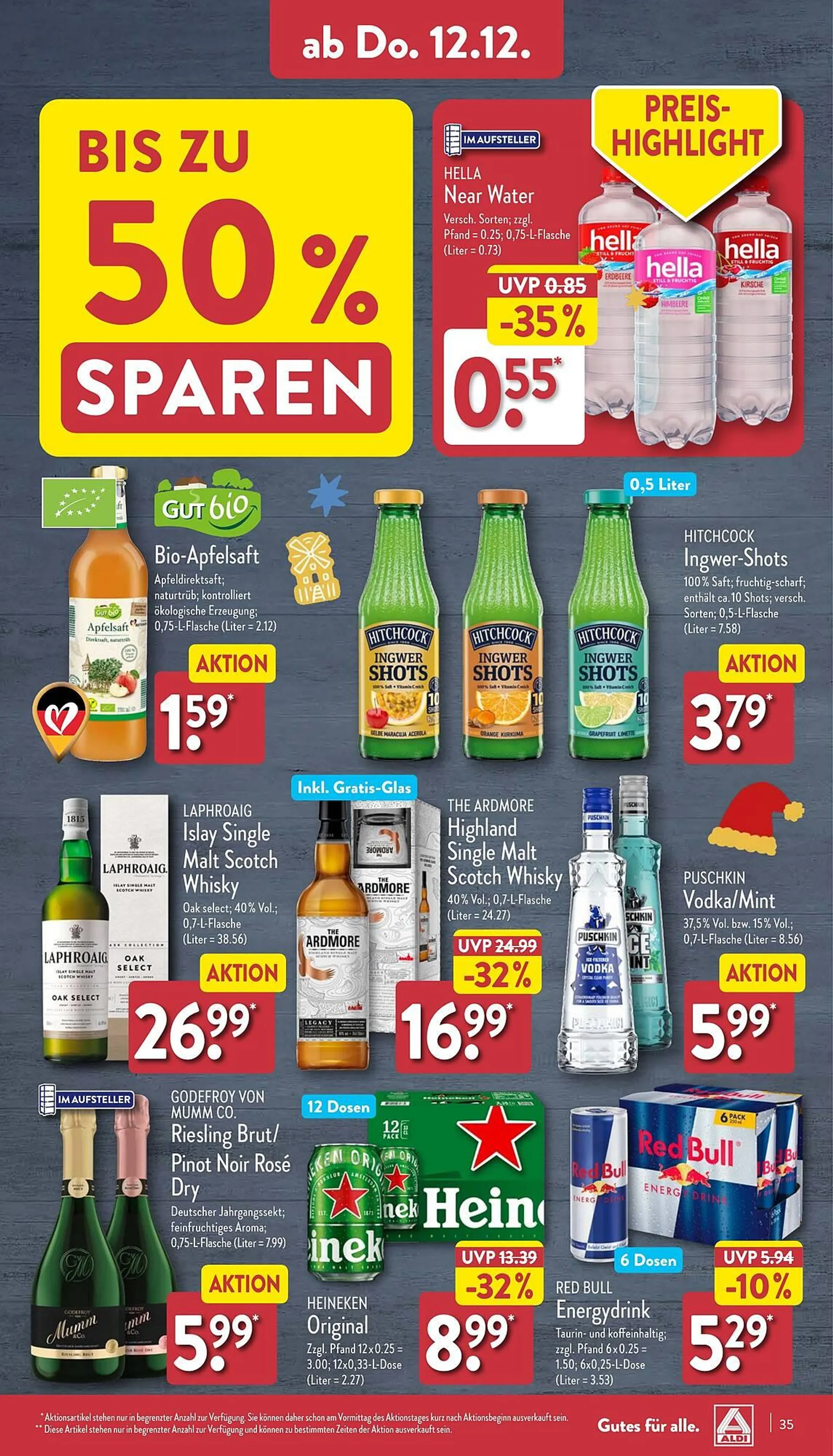 Aldi Nord Prospekt von 9. Dezember bis 14. Dezember 2024 - Prospekt seite 35