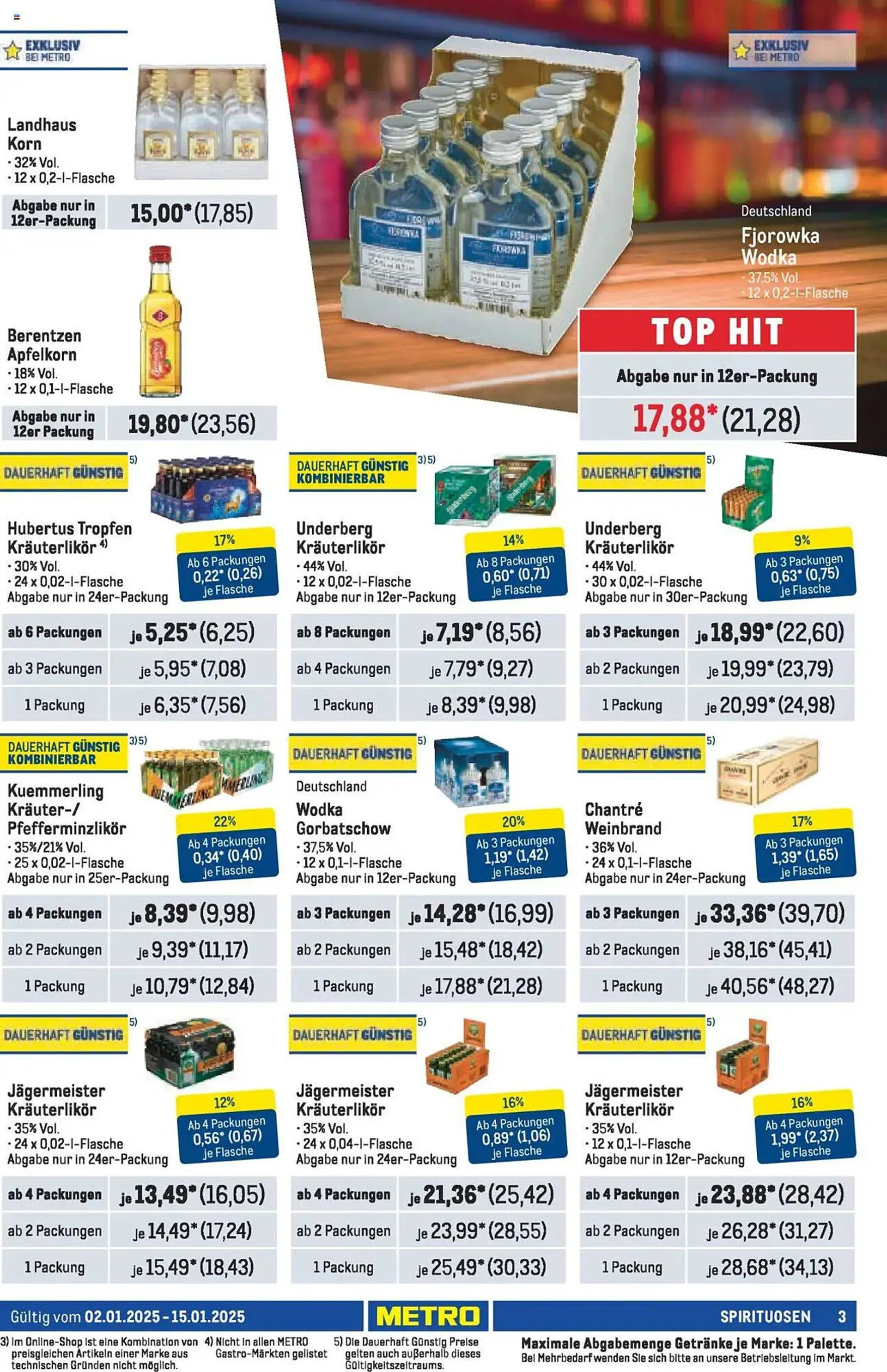 METRO Prospekt von 2. Januar bis 15. Januar 2025 - Prospekt seite 3