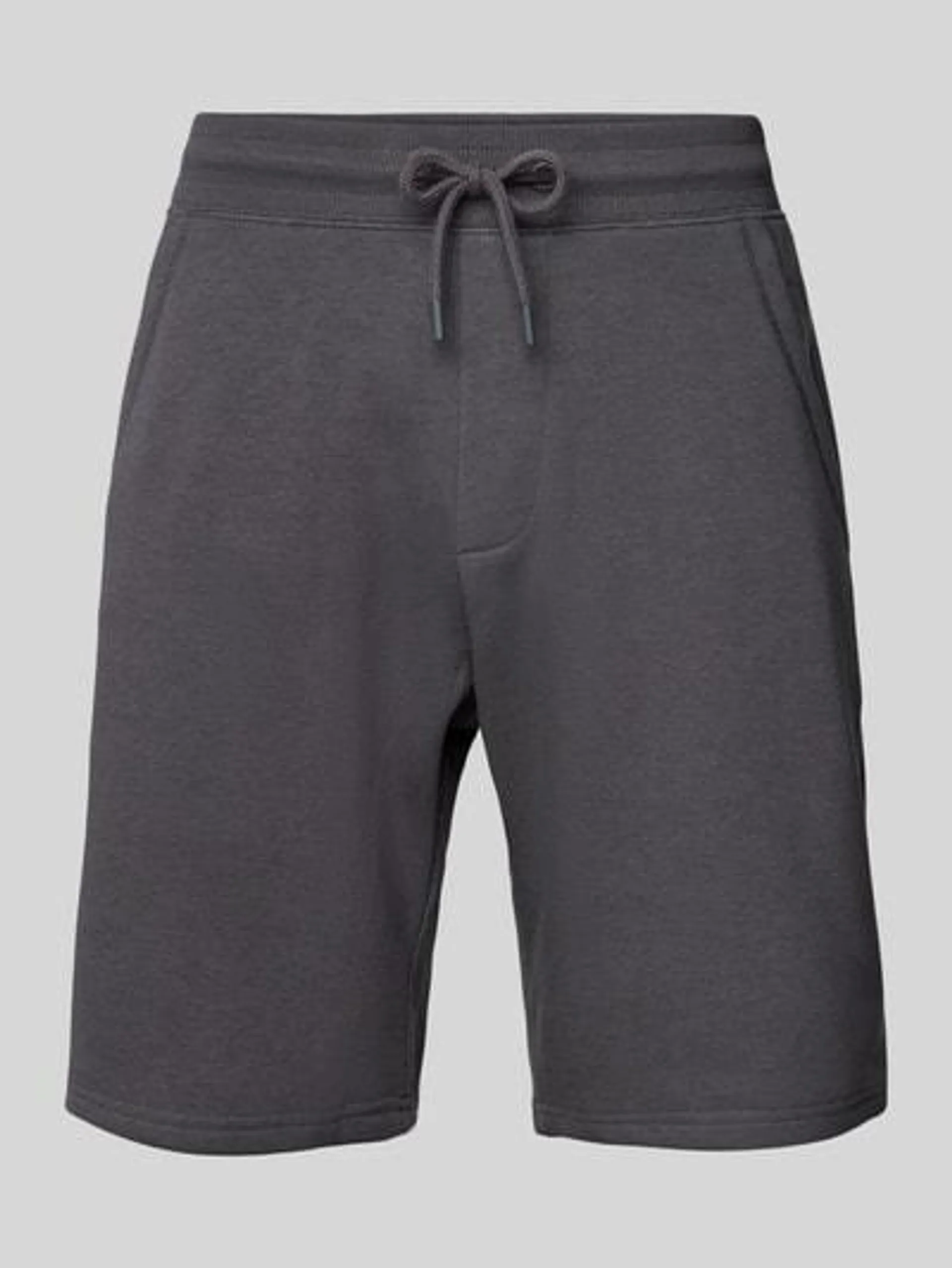 Regular Fit Sweatshorts mit Eingrifftaschen in dunkelgrau