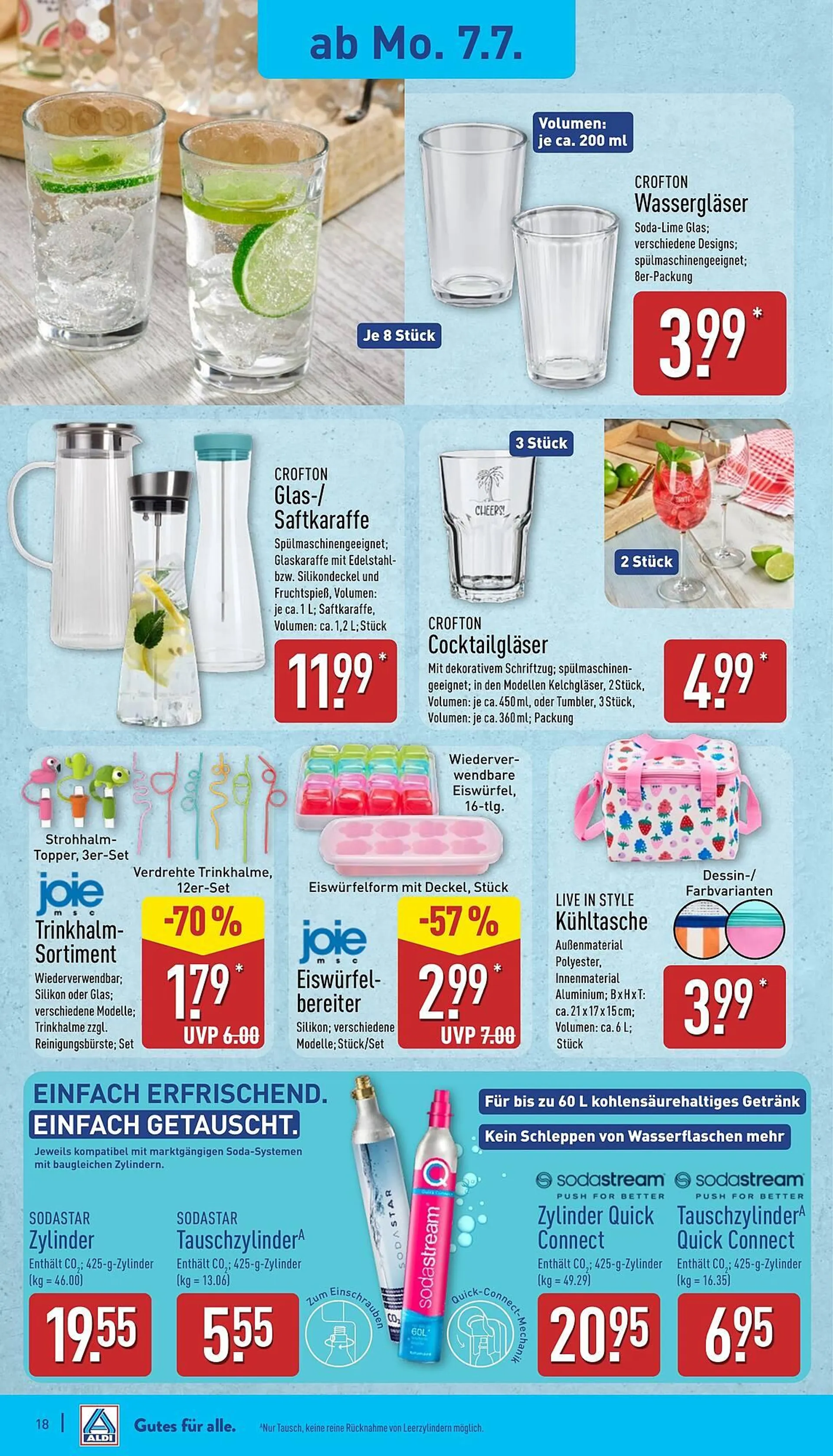 Aldi Nord Prospekt von 7. Juli bis 12. Juli 2025 - Prospekt seite 18