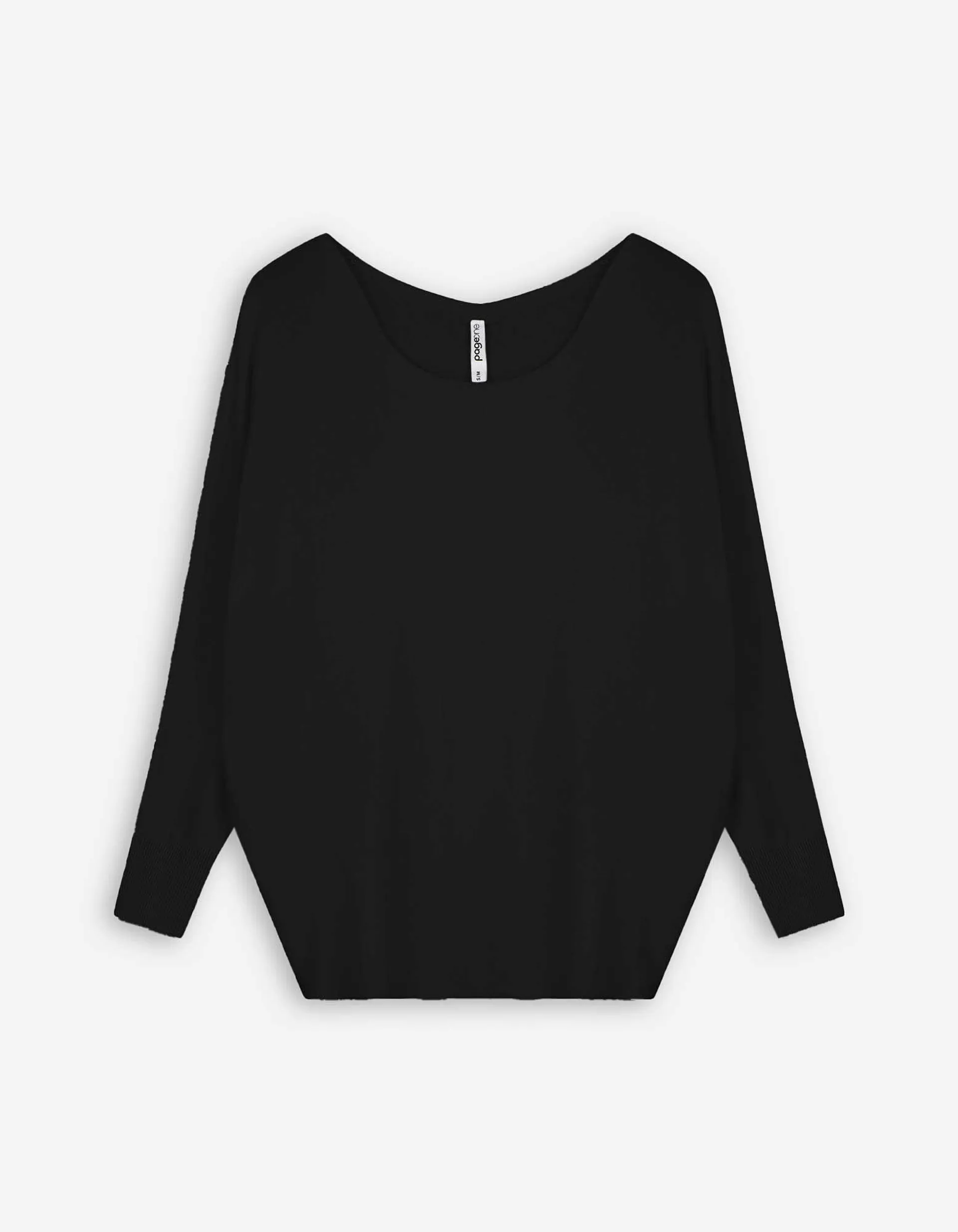 Pullover - Oversized Fit - schwarz