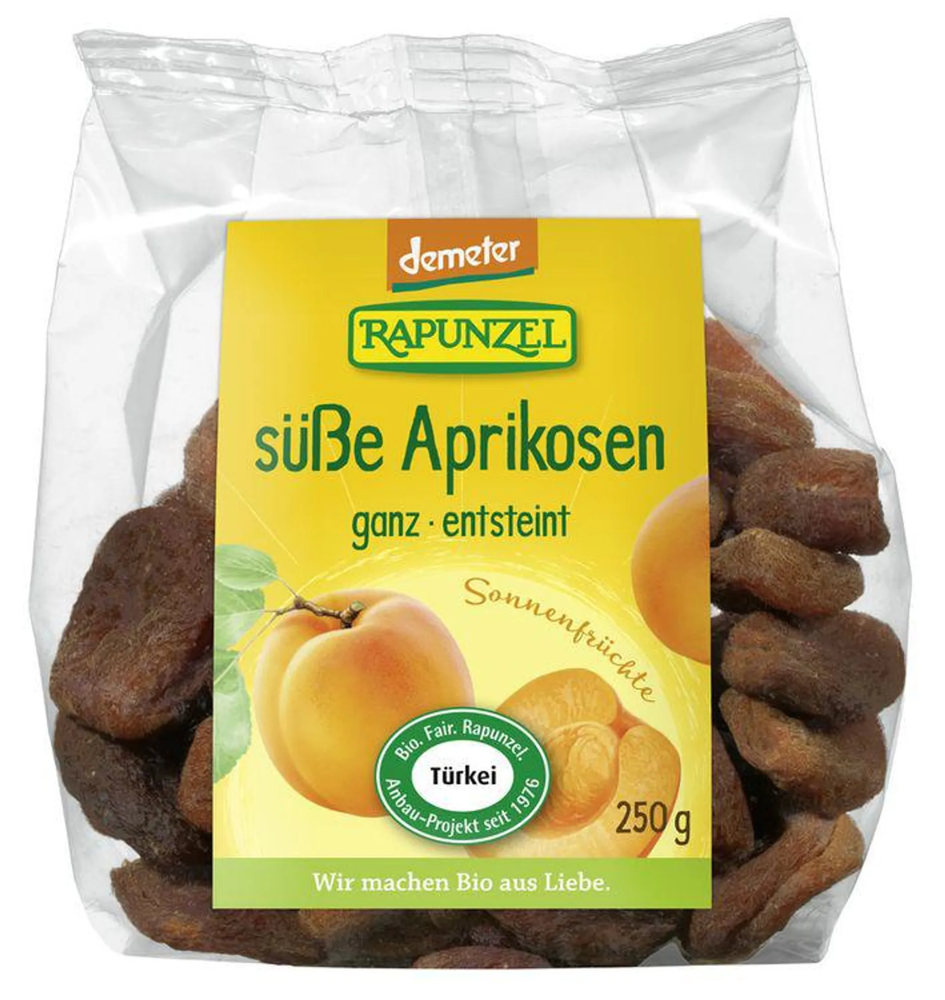 Rapunzel - Ganze Aprikosen süß bio demeter 250g