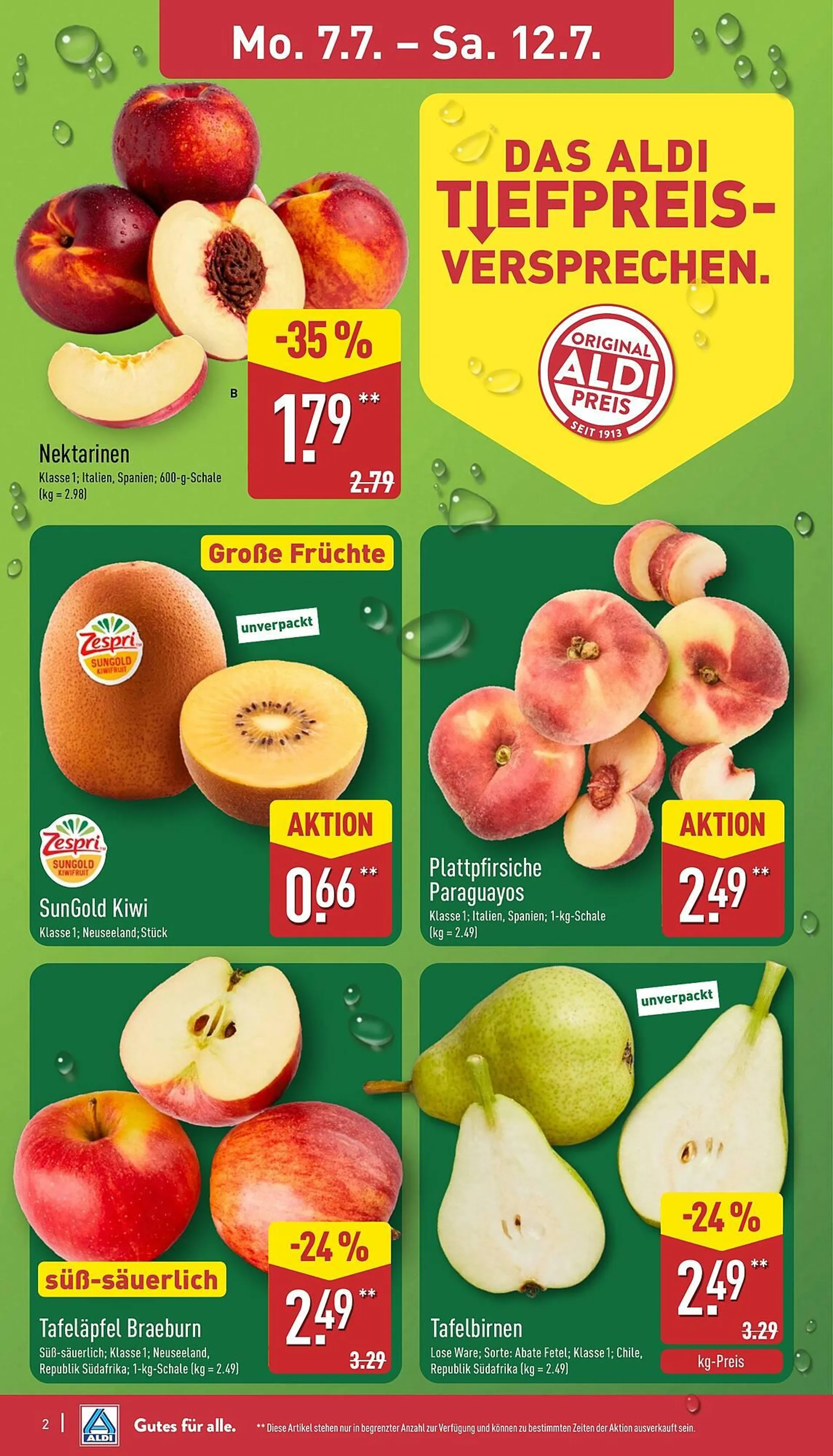 Aldi Nord Prospekt von 7. Juli bis 12. Juli 2025 - Prospekt seite 2