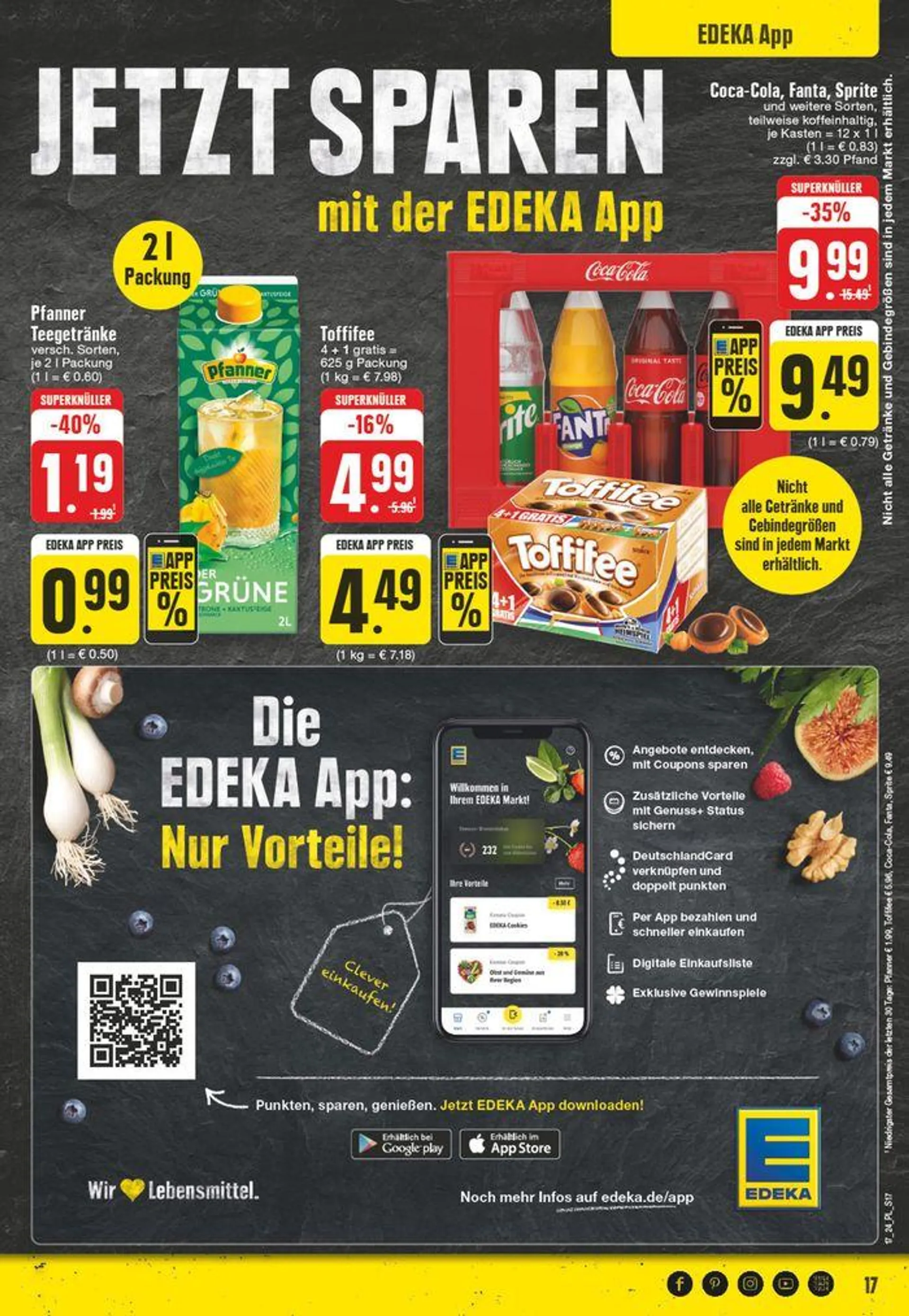 Edeka flugblatt von 21. April bis 27. April 2024 - Prospekt seite 17