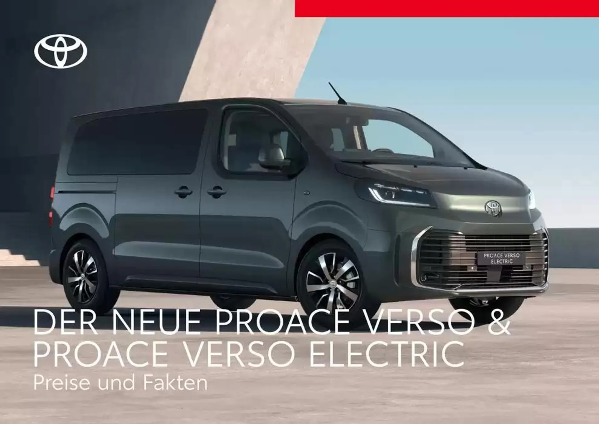 Toyota Der neue Proace Verso/Proace Verso Electric von 22. Januar bis 22. Januar 2026 - Prospekt seite 1