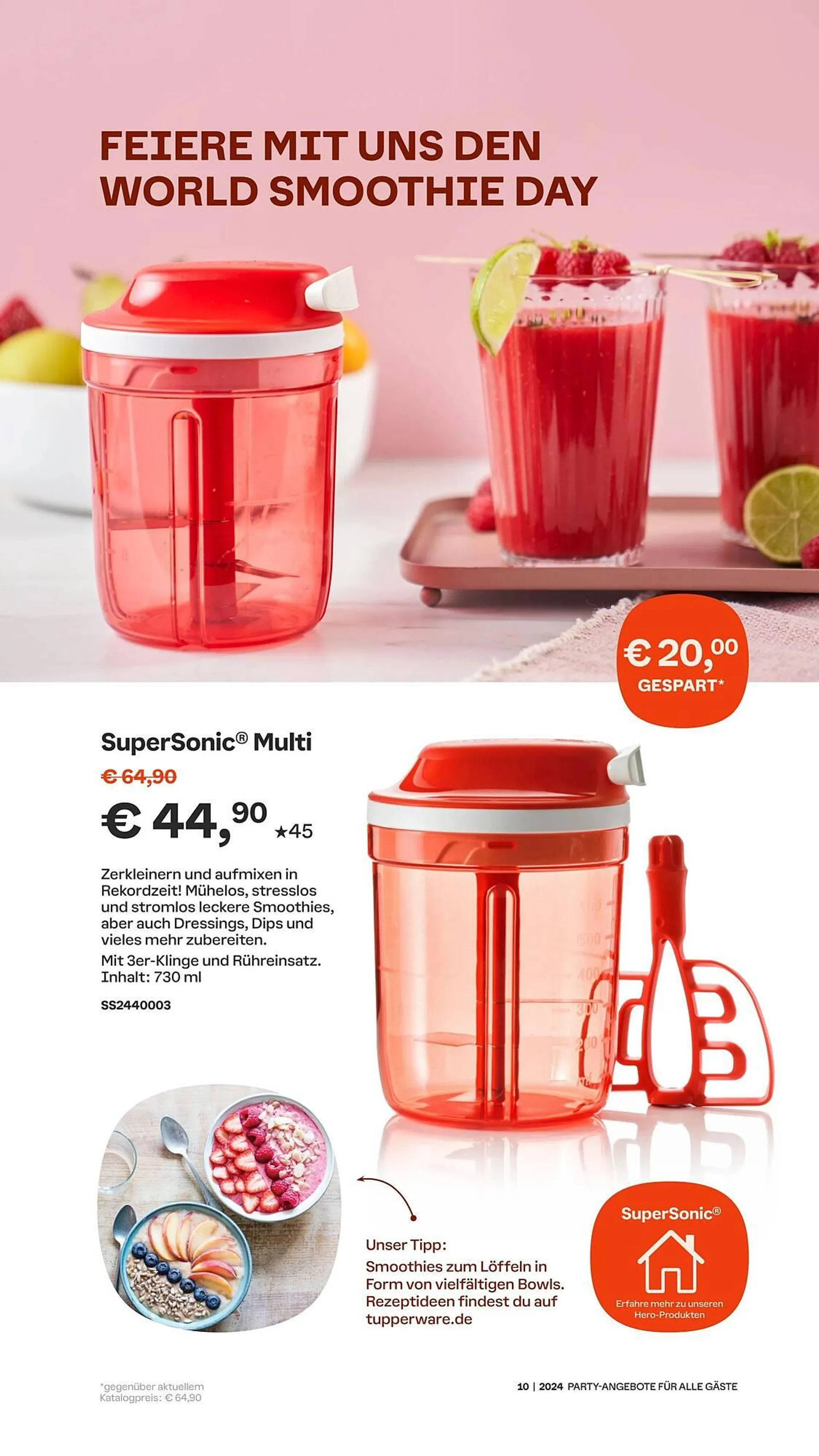 Tupperware Prospekt von 30. September bis 4. November 2024 - Prospekt seite 8