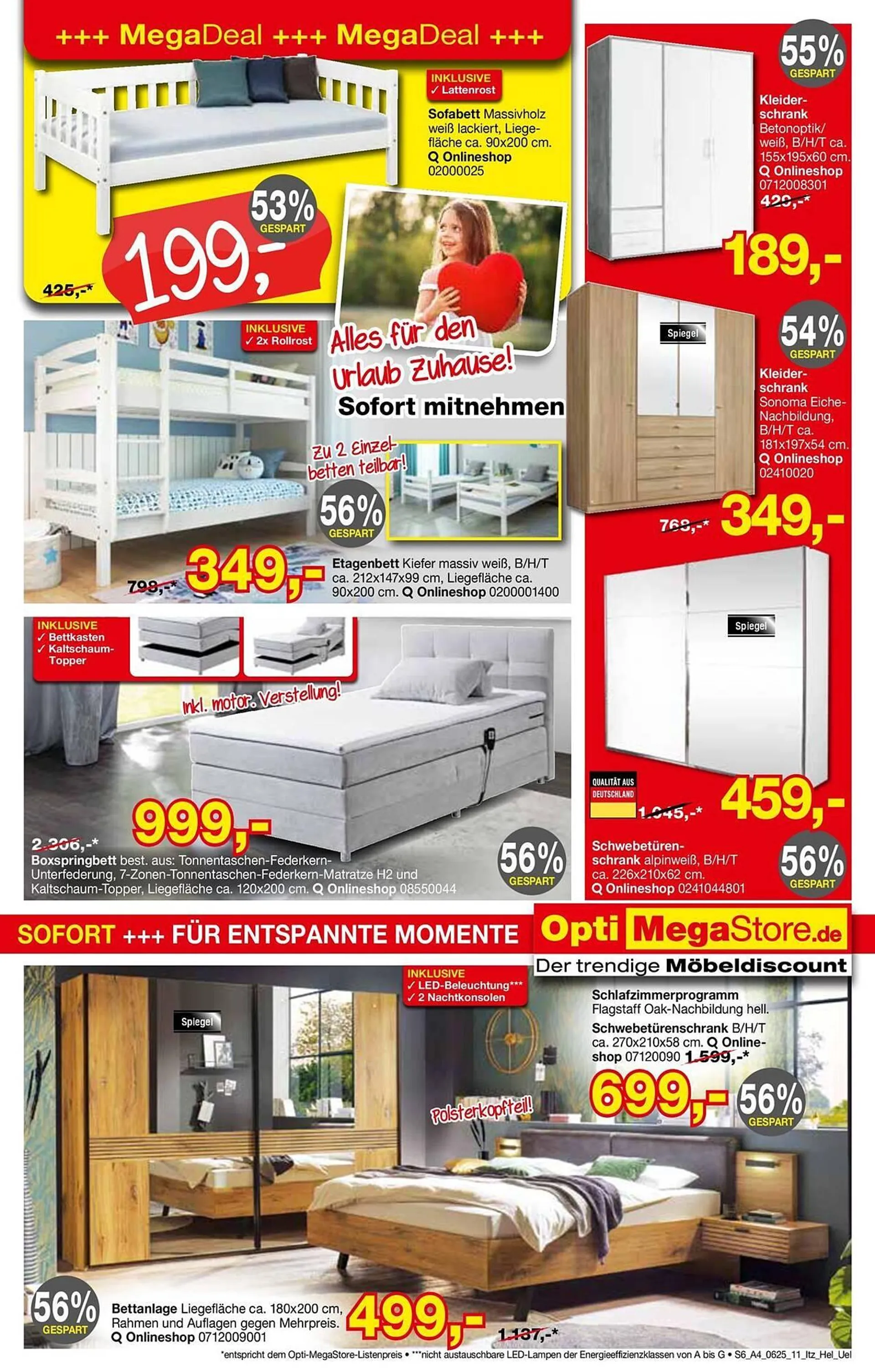 Opti Wohnwelt Prospekt von 22. Mai bis 14. Juni 2025 - Prospekt seite 7