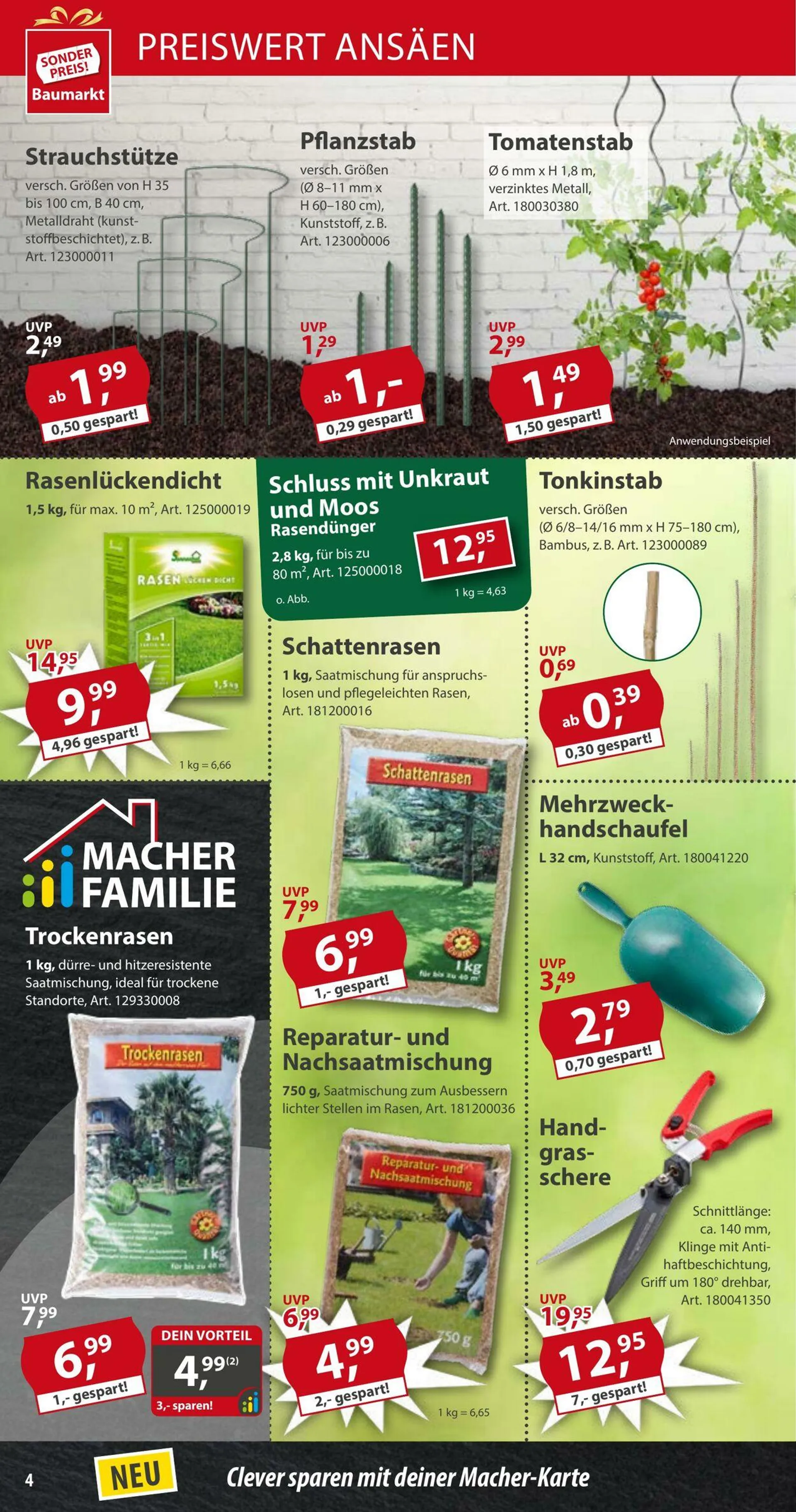 Sonderpreis Baumarkt Aktueller Prospekt von 17. Mai bis 31. Mai 2025 - Prospekt seite 4